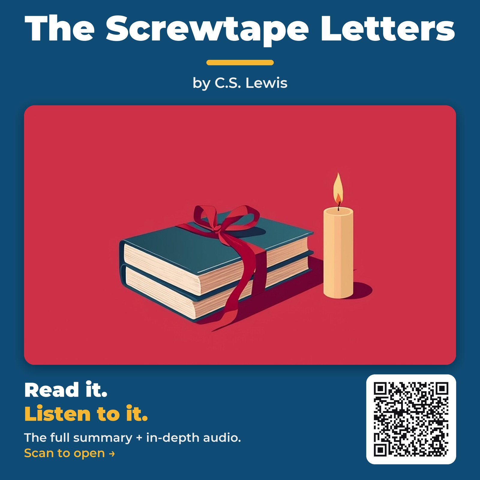 The Screwtape Letters — by C.S. Lewis
