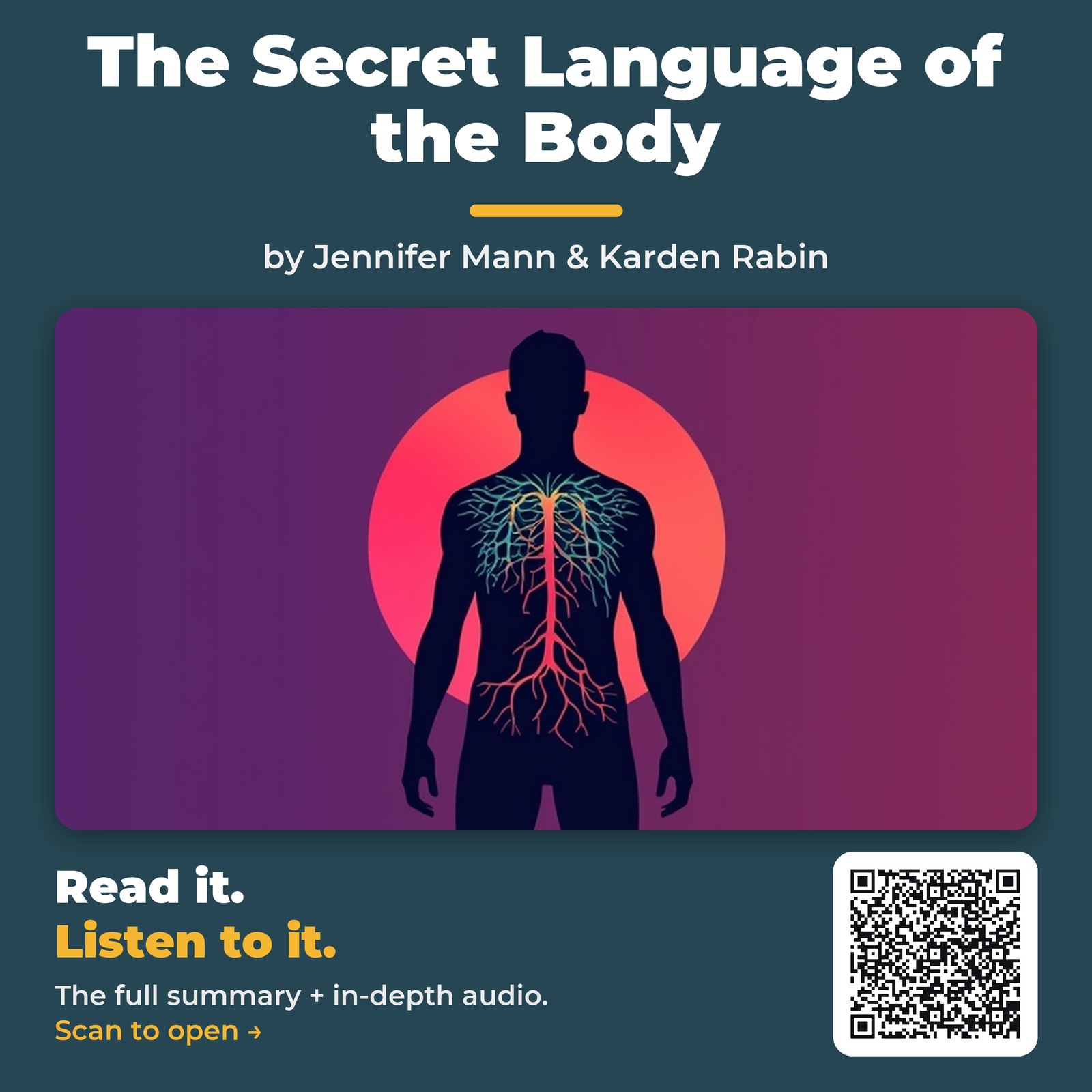 The Secret Language of the Body — by Jennifer Mann & Karden Rabin
