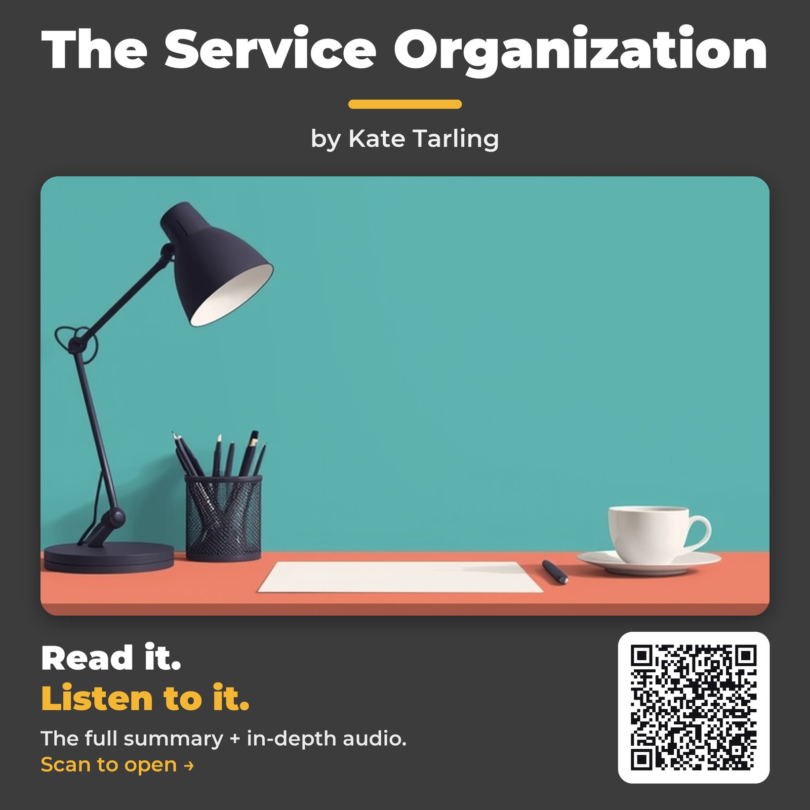 The Service Organization — by Kate Tarling