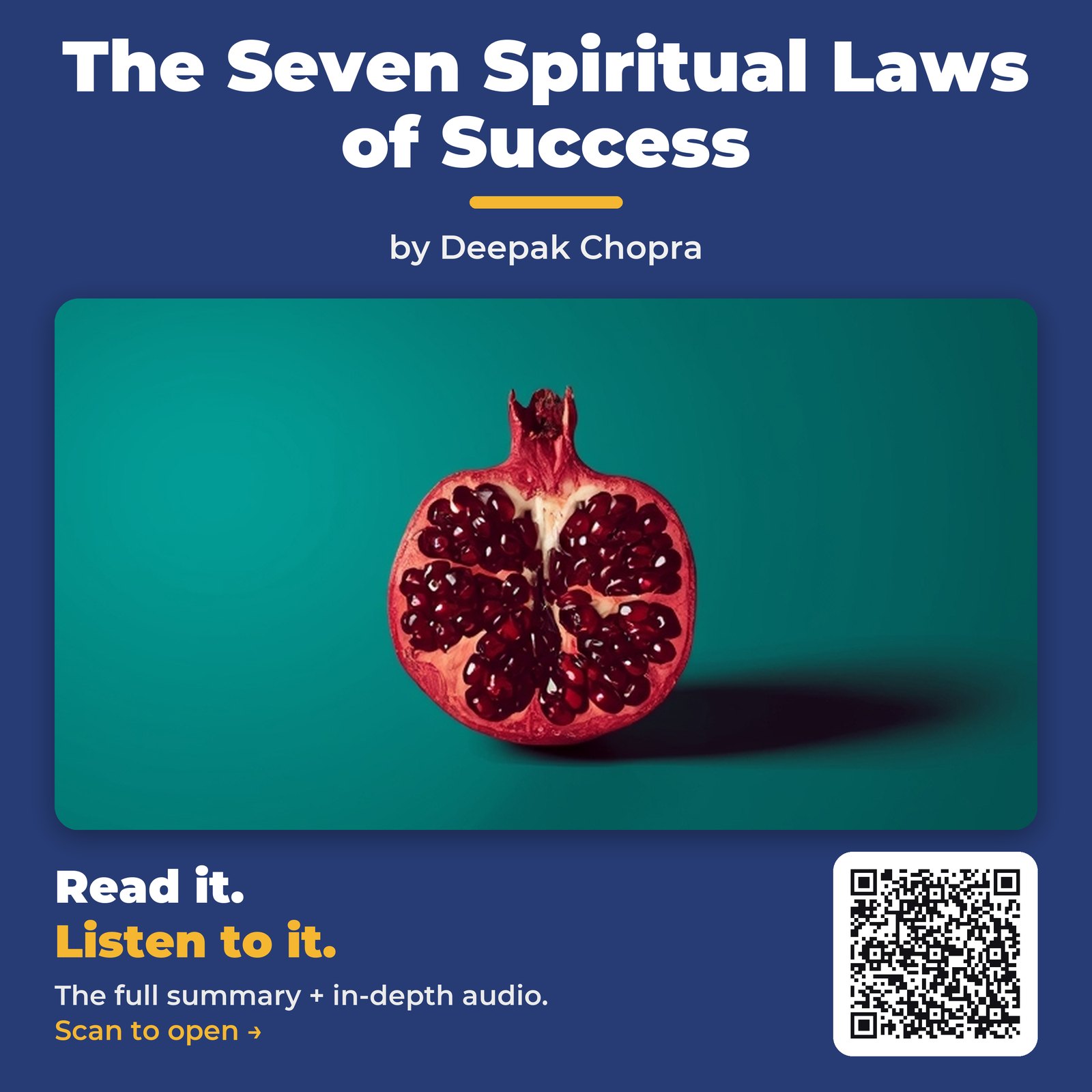 The Seven Spiritual Laws of Success — by Deepak Chopra
