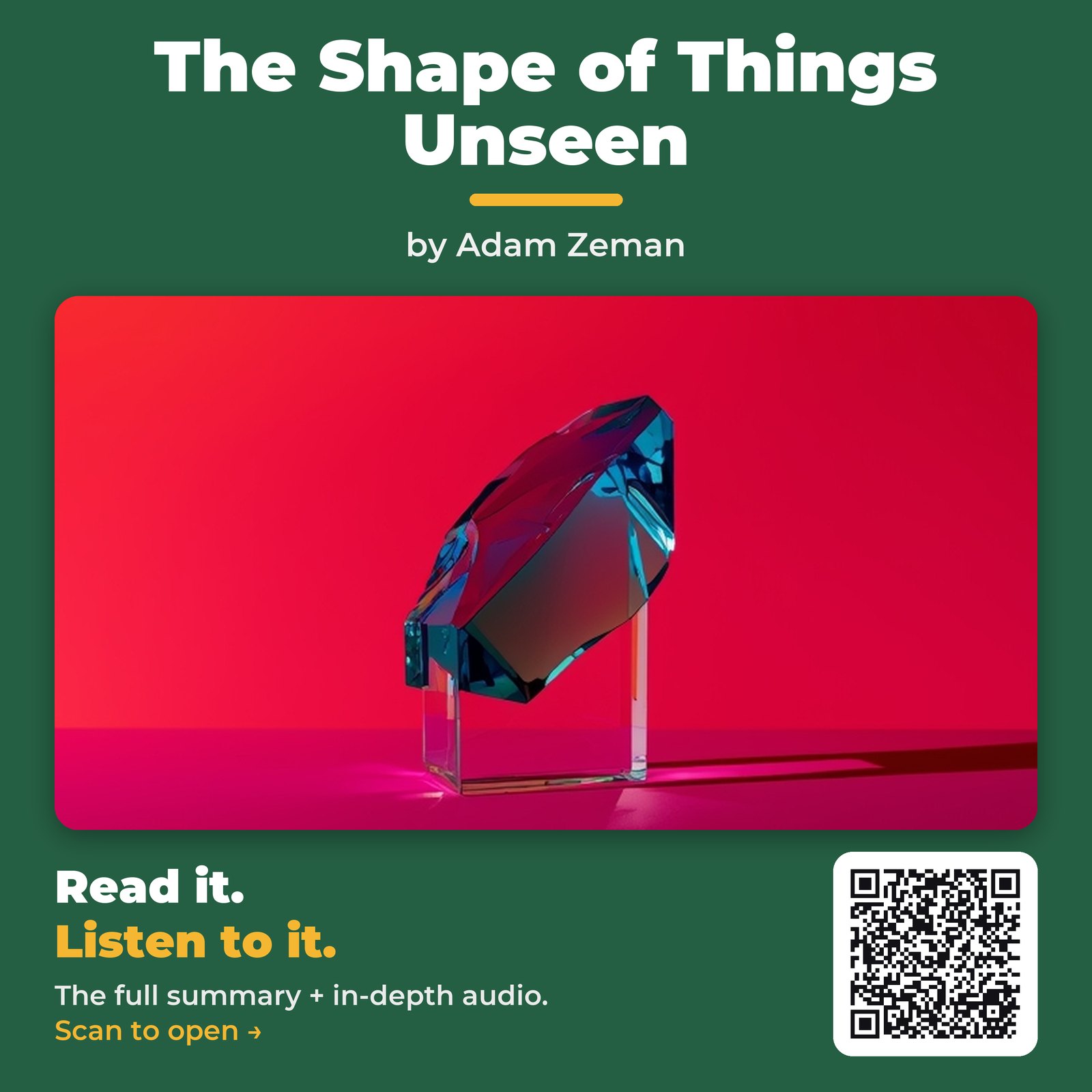 The Shape of Things Unseen — by Adam Zeman