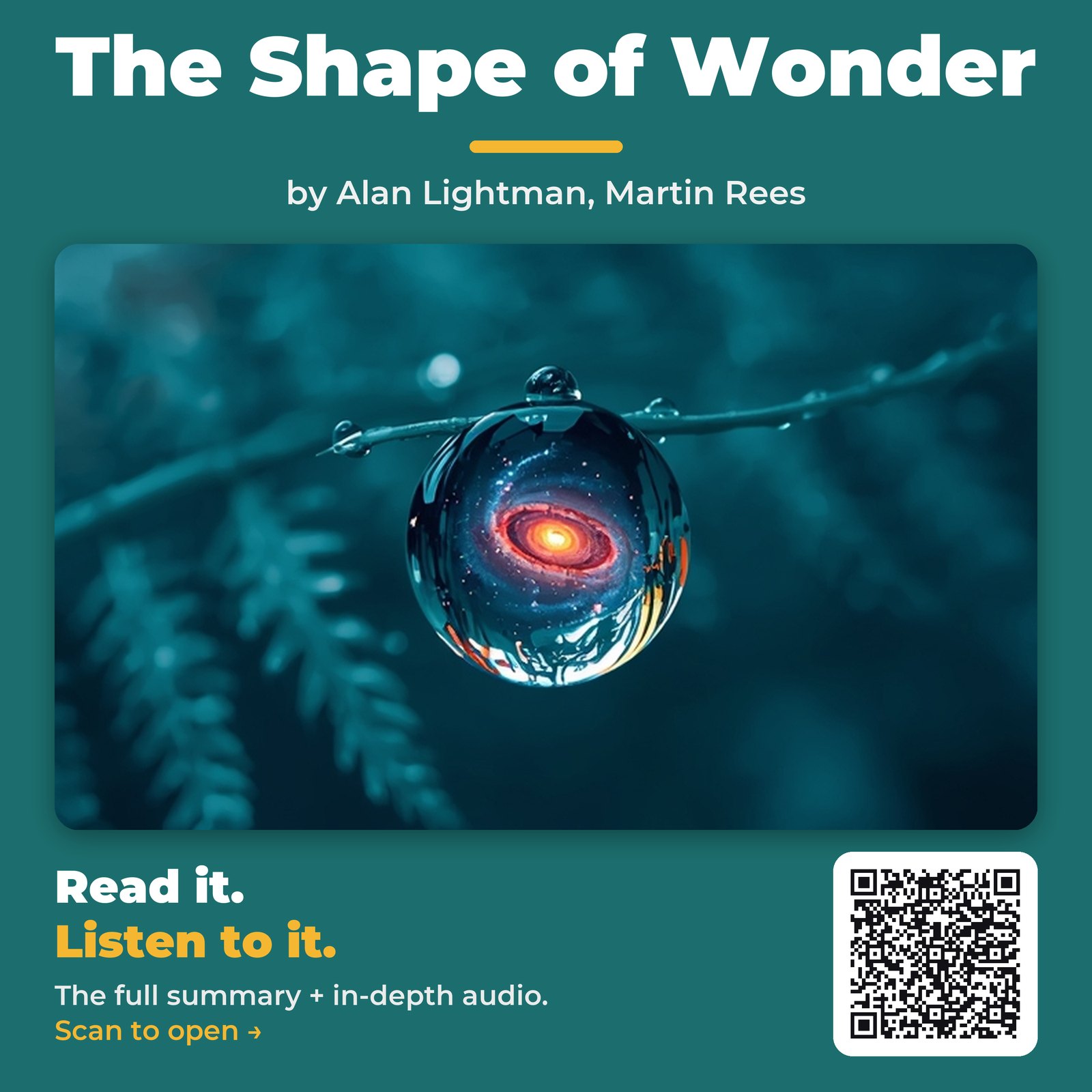 The Shape of Wonder — by Alan Lightman, Martin Rees