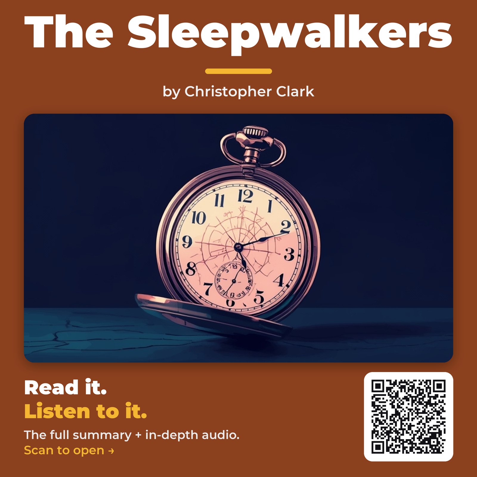 The Sleepwalkers — by Christopher Clark