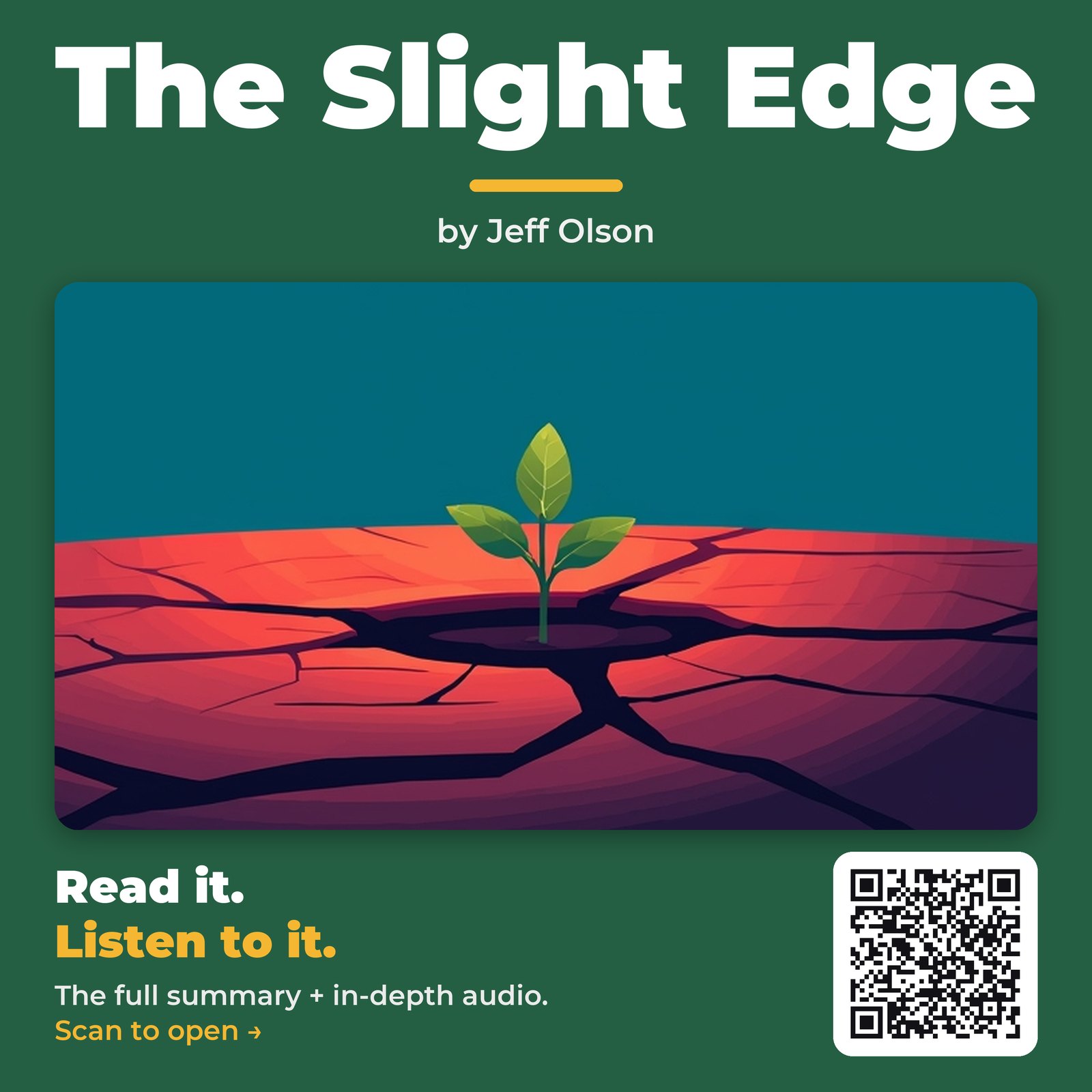 The Slight Edge — by Jeff Olson