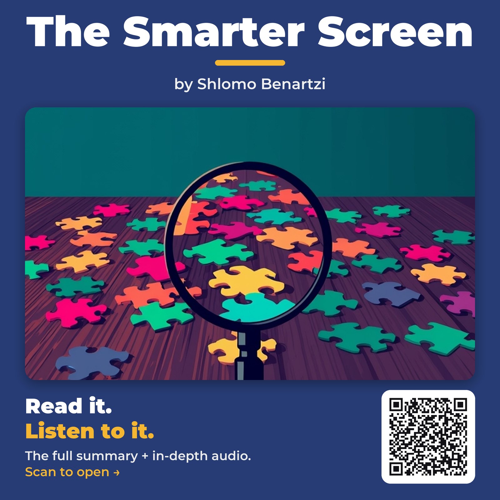 The Smarter Screen — by Shlomo Benartzi