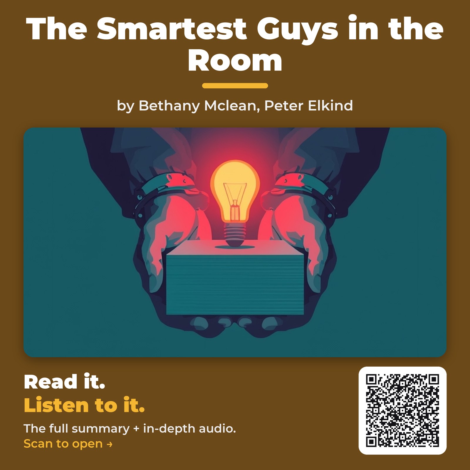 The Smartest Guys in the Room — by Bethany Mclean, Peter Elkind