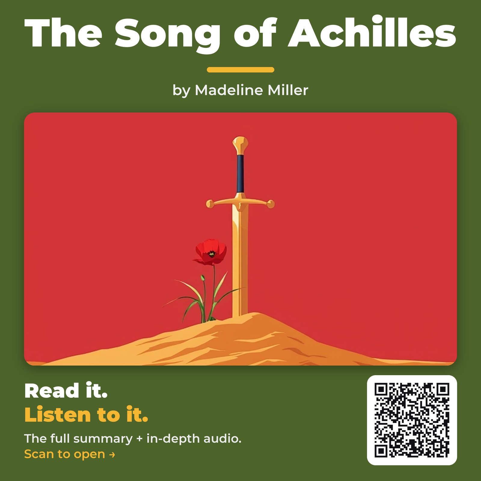 The Song of Achilles — by Madeline Miller