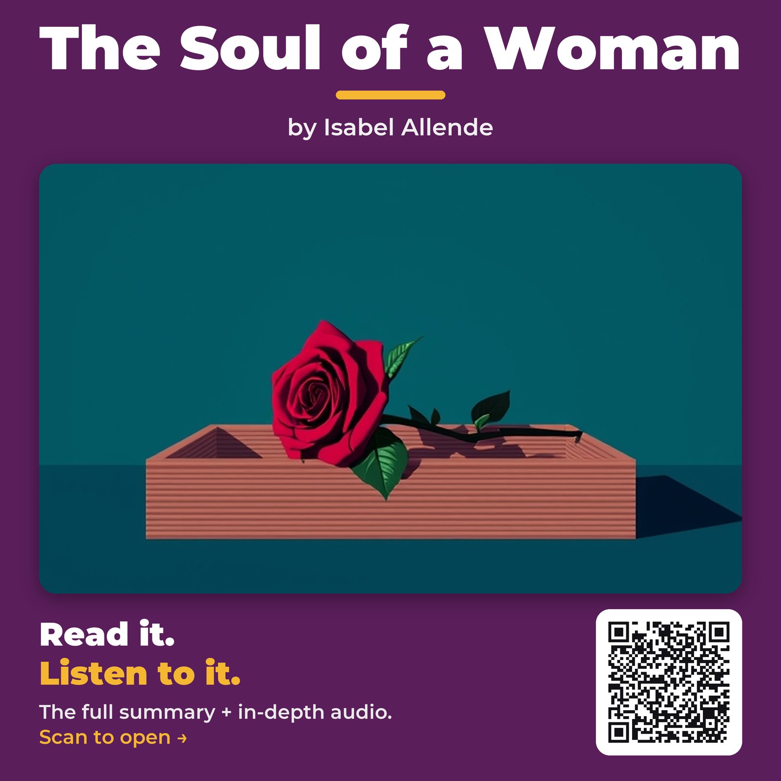 The Soul of a Woman — by Isabel Allende