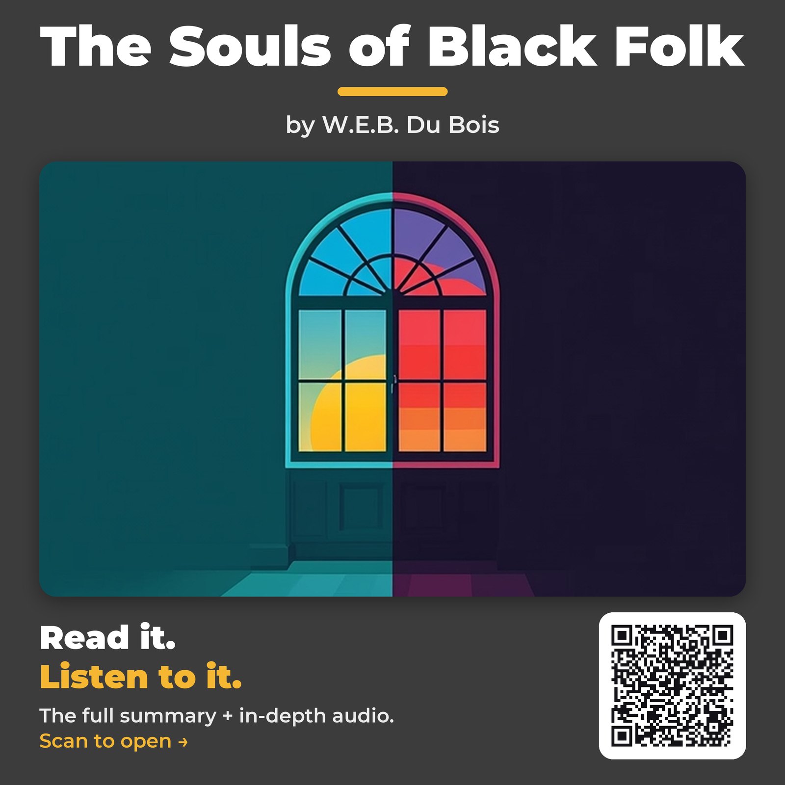The Souls of Black Folk — by W.E.B. Du Bois