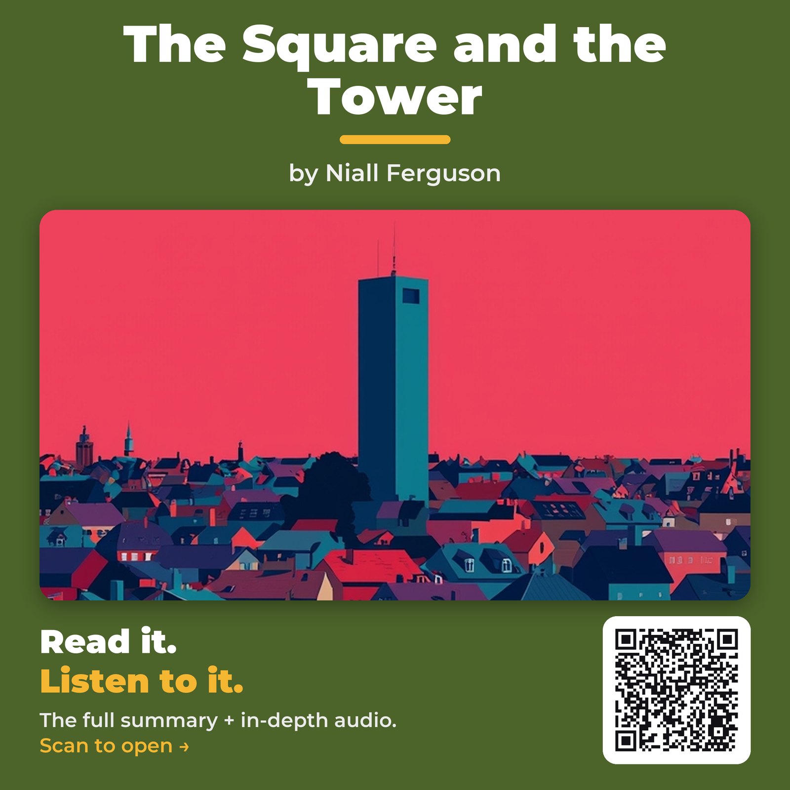 The Square and the Tower — by Niall Ferguson