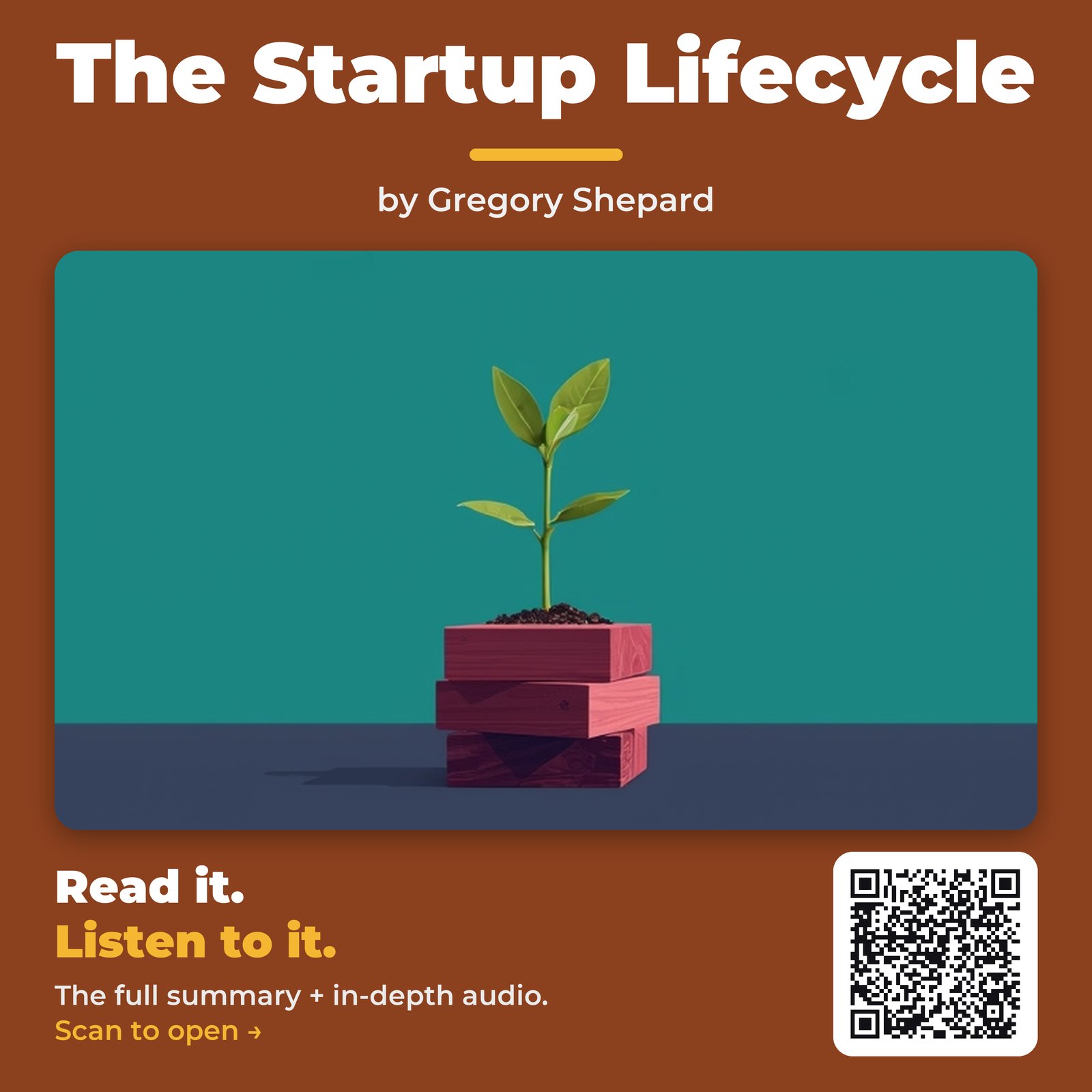 The Startup Lifecycle — by Gregory Shepard