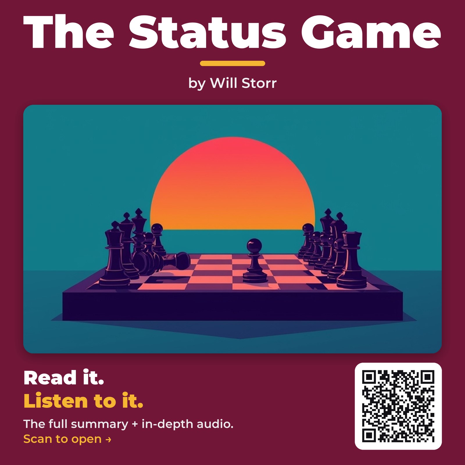 The Status Game — by Will Storr