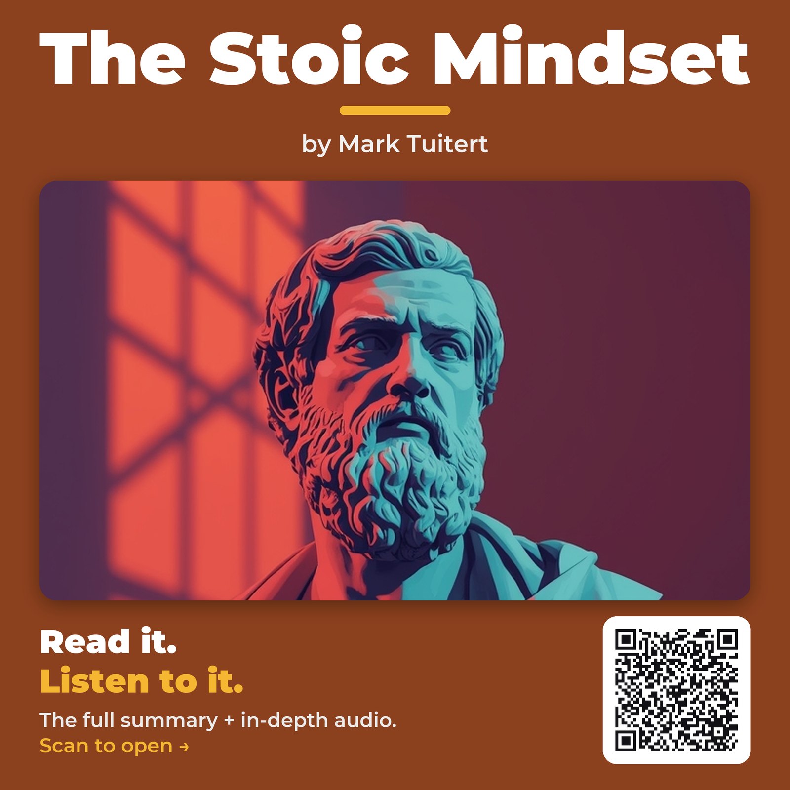 The Stoic Mindset — by Mark Tuitert