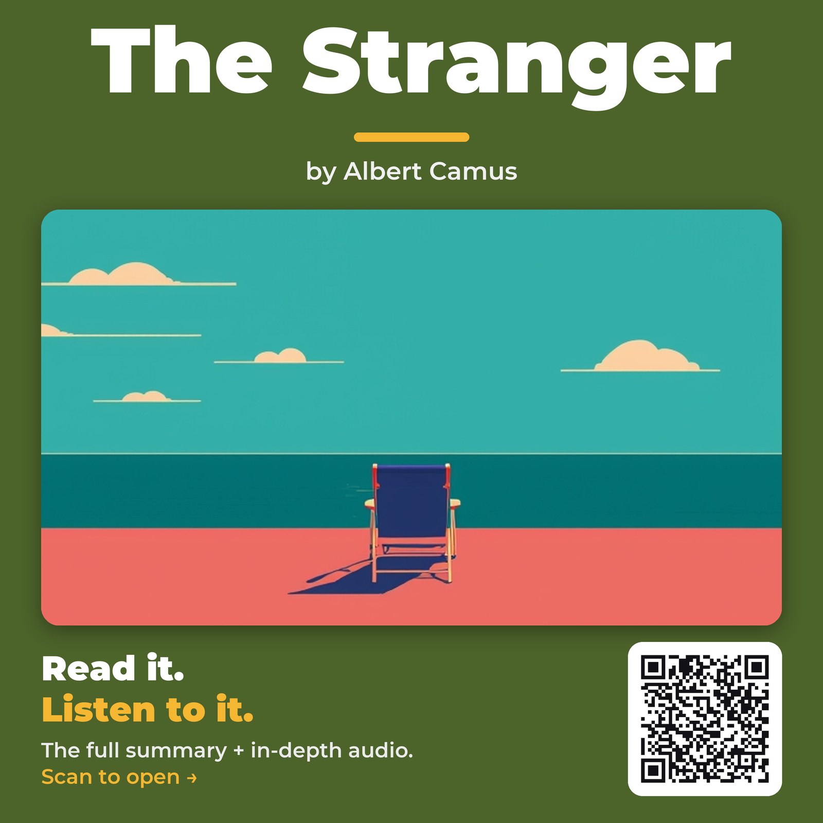 The Stranger — by Albert Camus