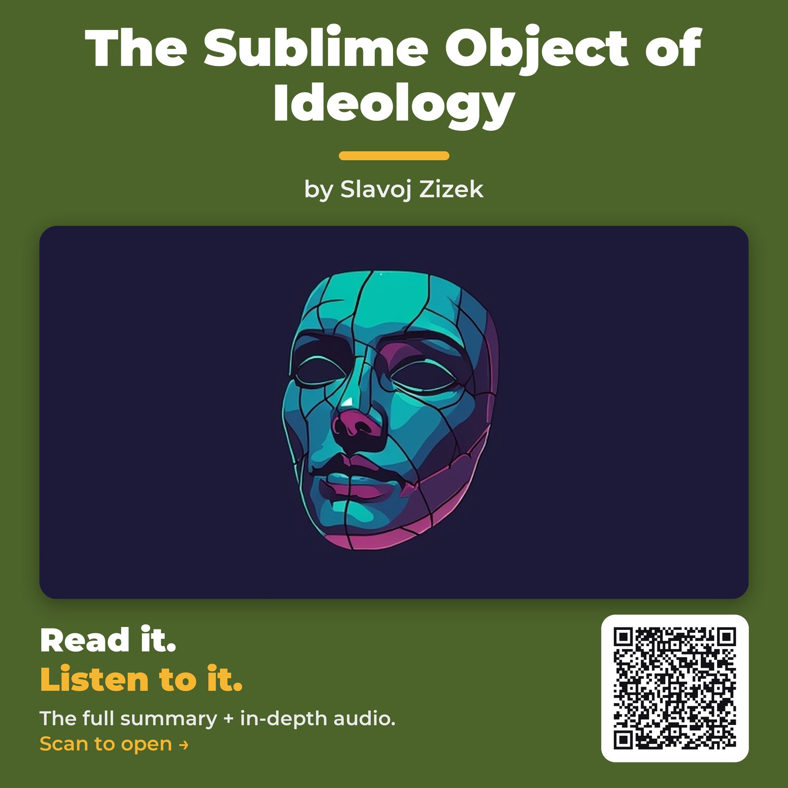 The Sublime Object of Ideology — by Slavoj Zizek