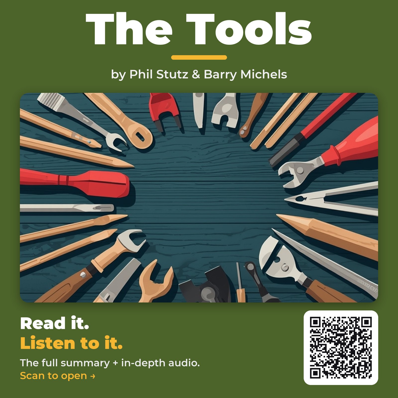 The Tools — by Phil Stutz & Barry Michels