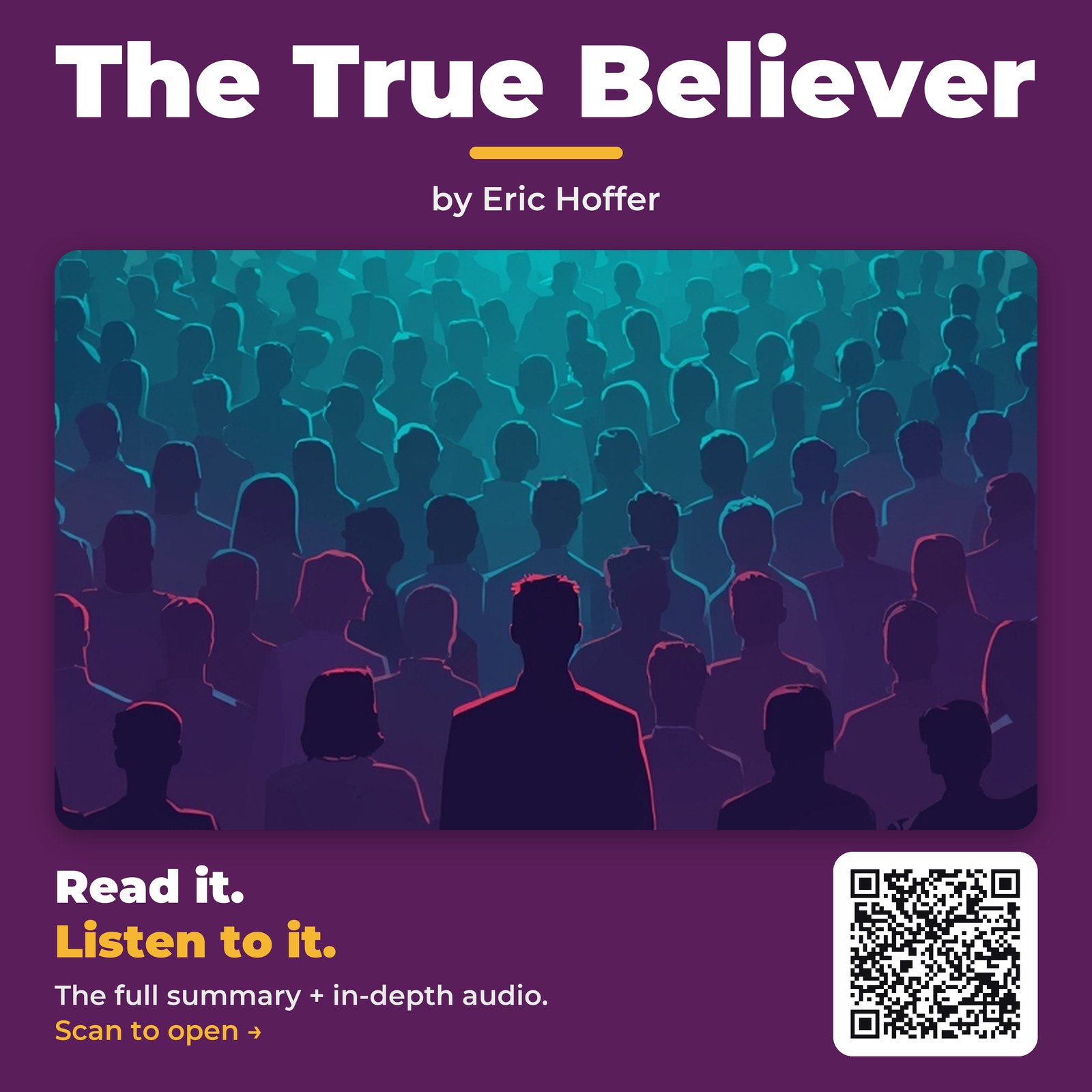 The True Believer — by Eric Hoffer
