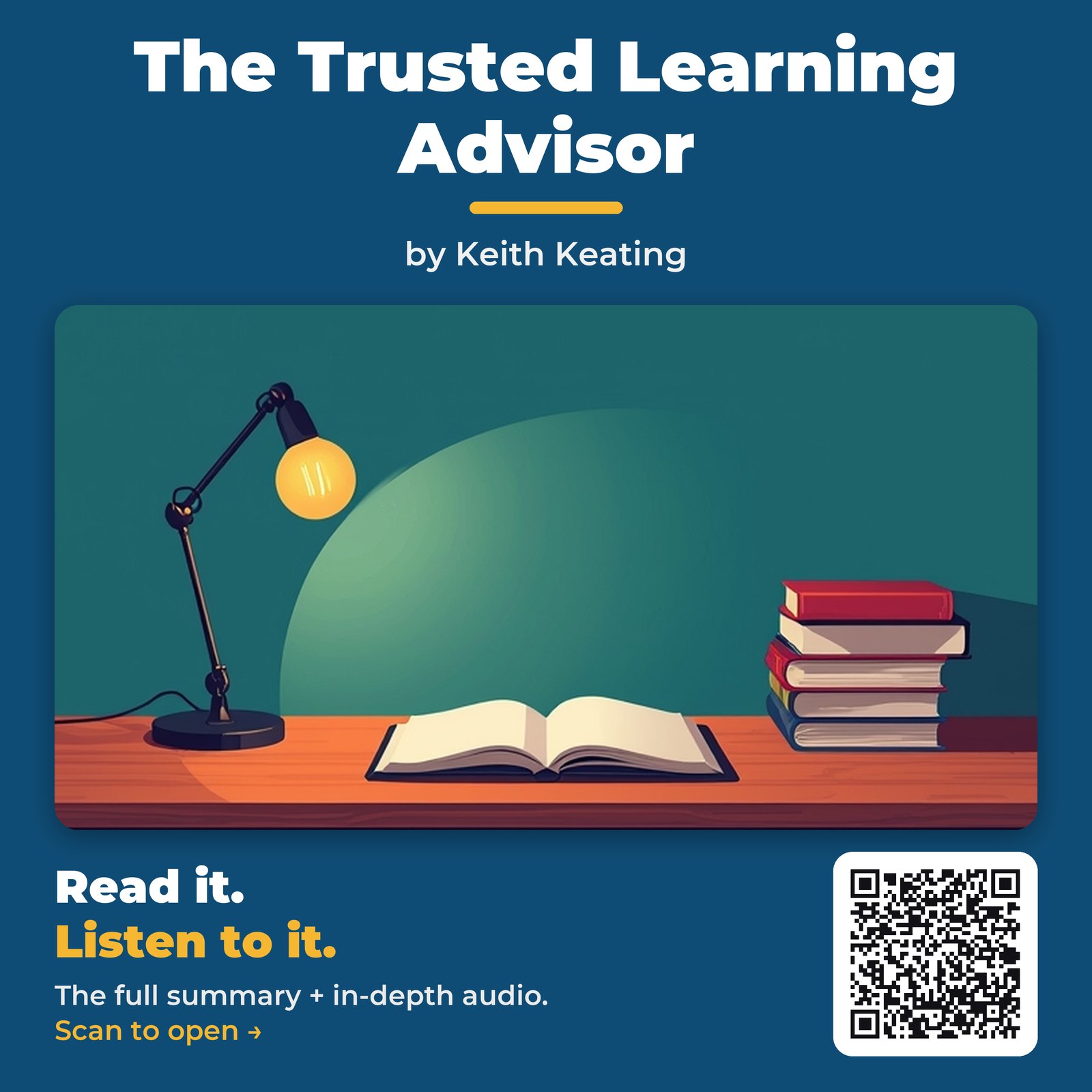 The Trusted Learning Advisor — by Keith Keating