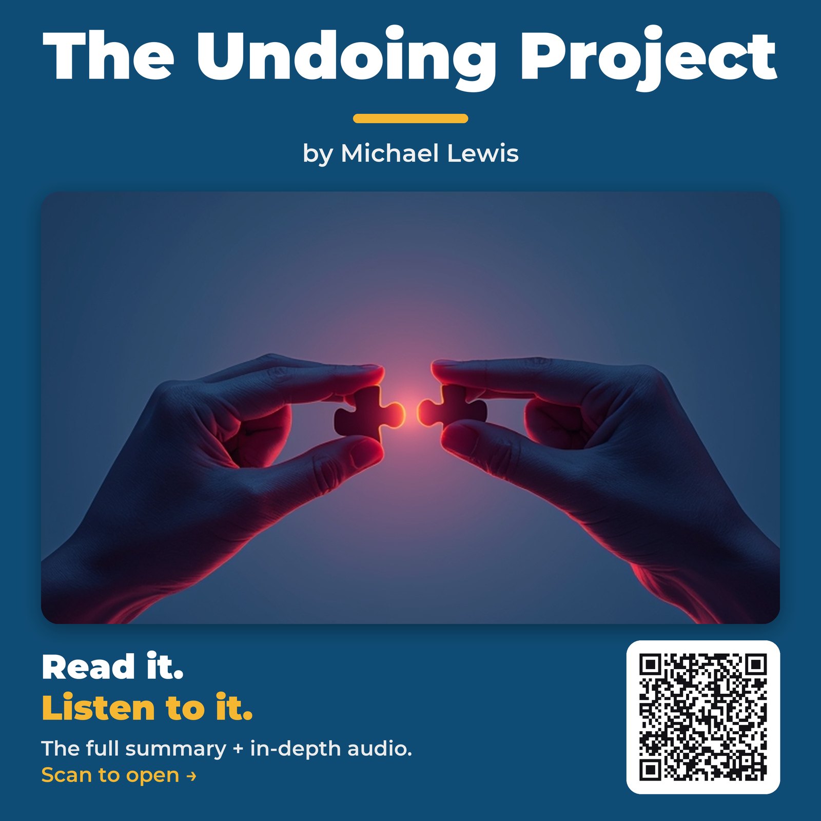 The Undoing Project — by Michael Lewis
