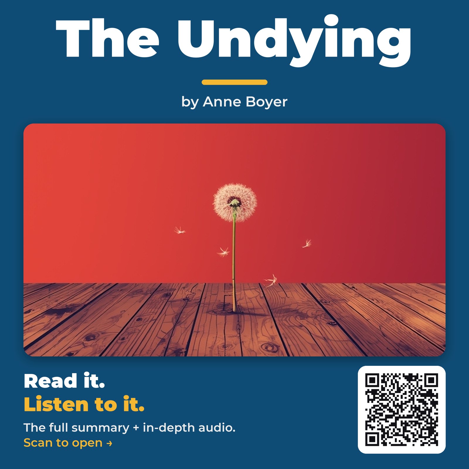 The Undying — by Anne Boyer