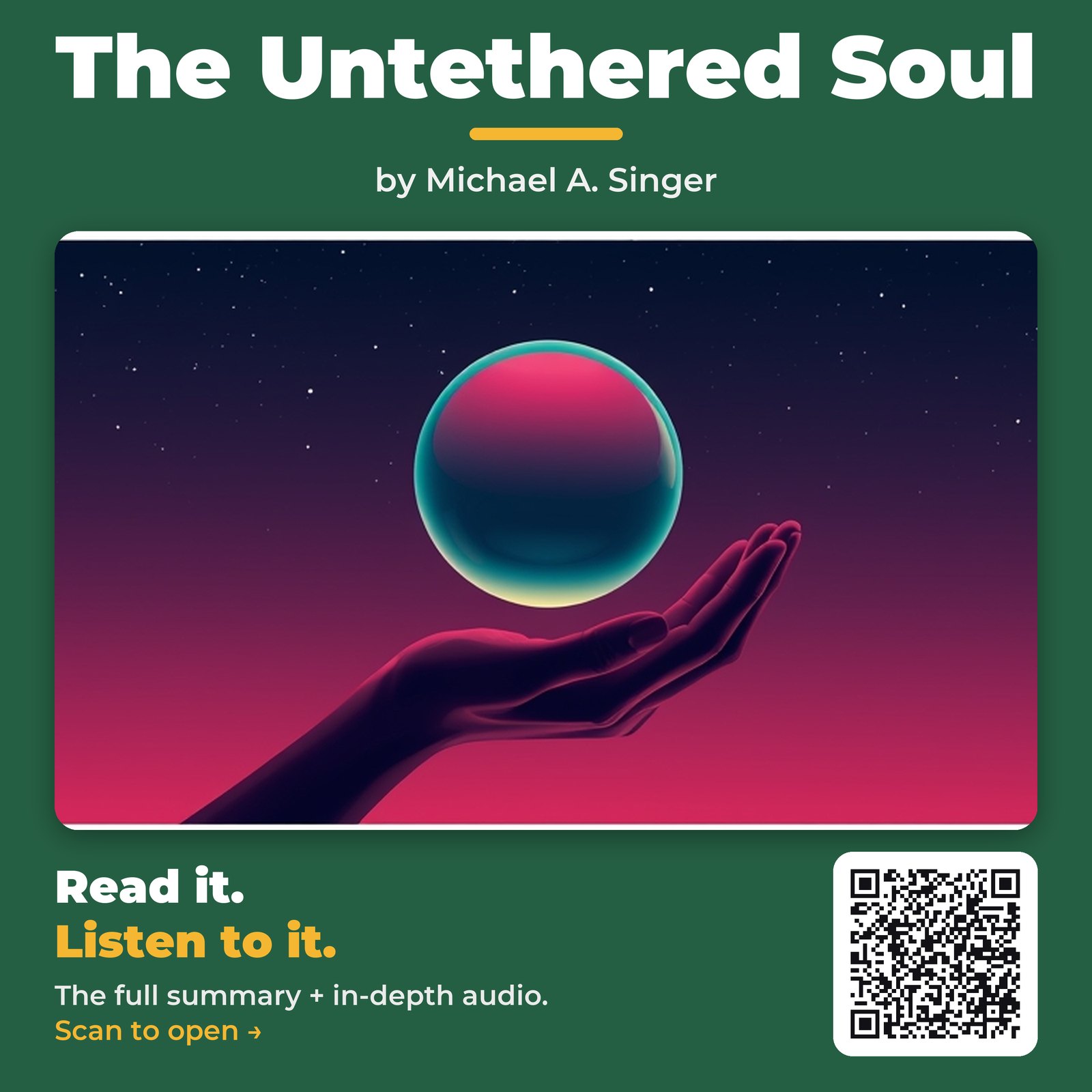 The Untethered Soul — by Michael A. Singer