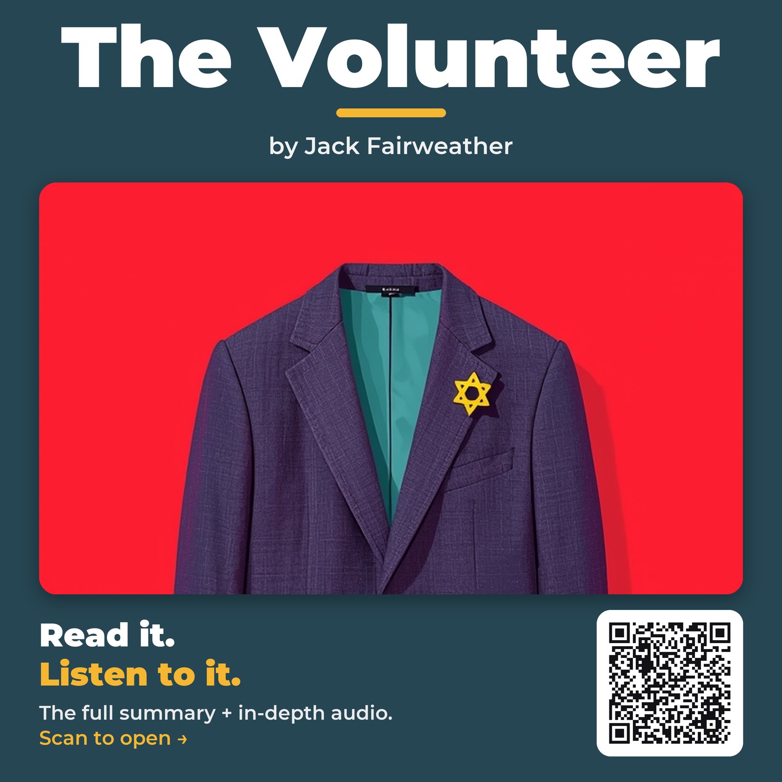 The Volunteer — by Jack Fairweather