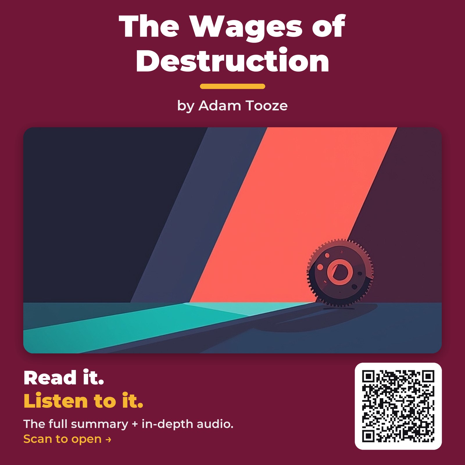 The Wages of Destruction — by Adam Tooze