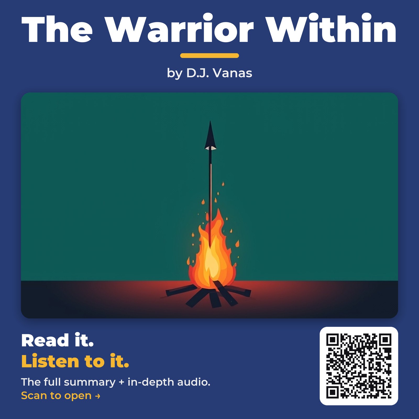 The Warrior Within — by D.J. Vanas