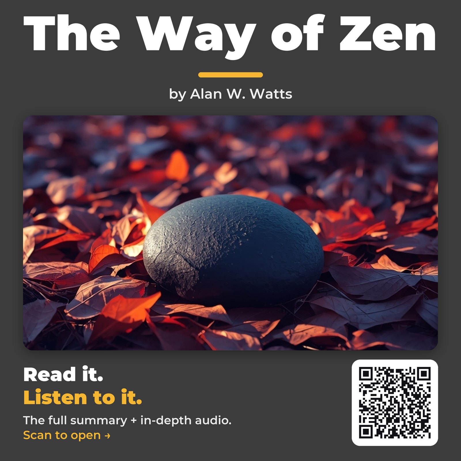 The Way of Zen — by Alan W. Watts