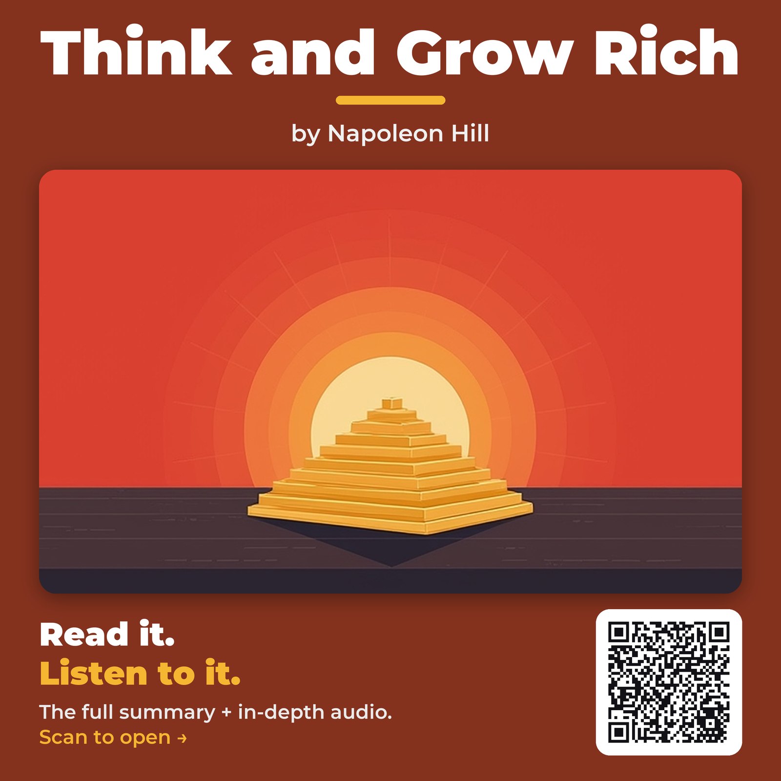 Think and Grow Rich — by Napoleon Hill