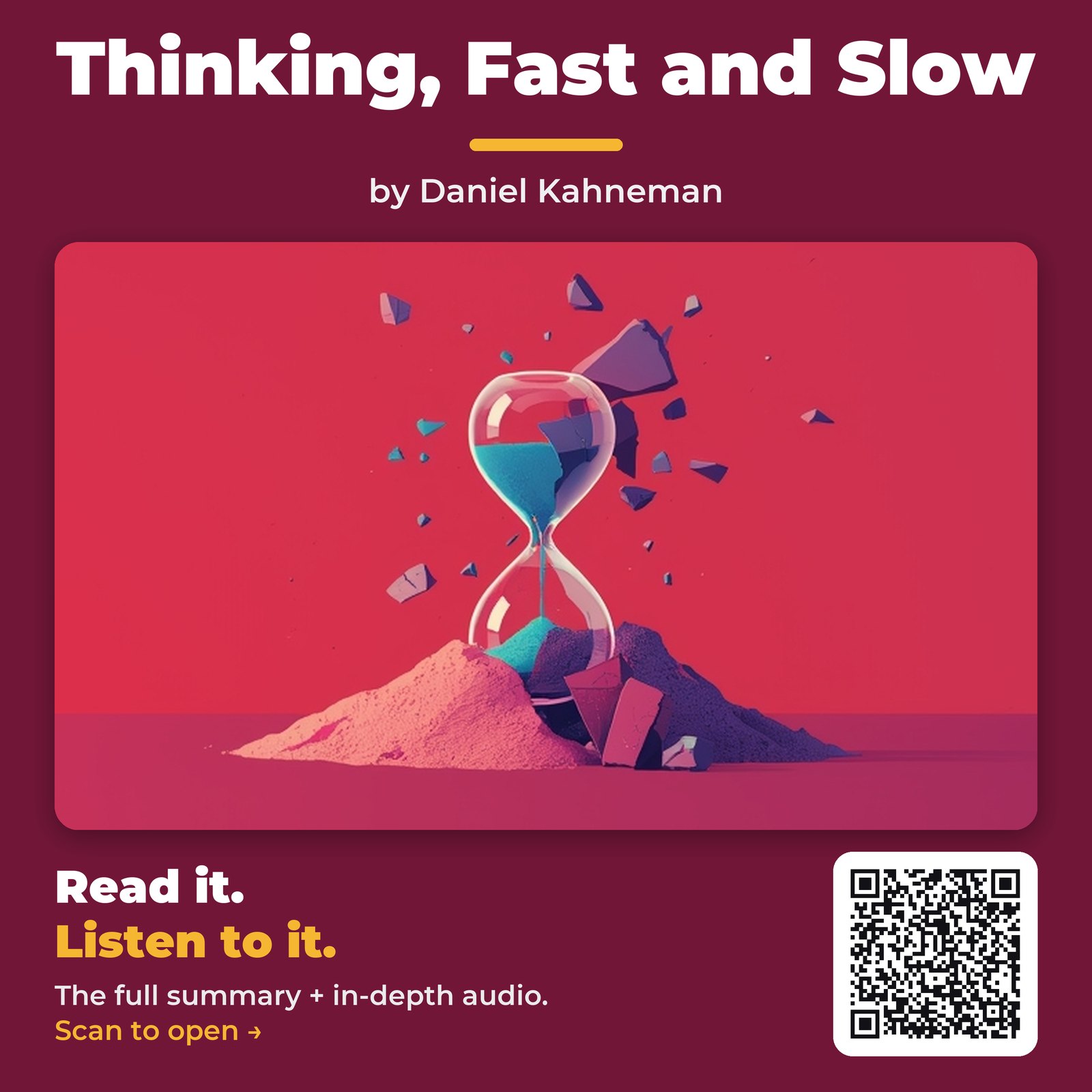 Thinking, Fast and Slow — by Daniel Kahneman