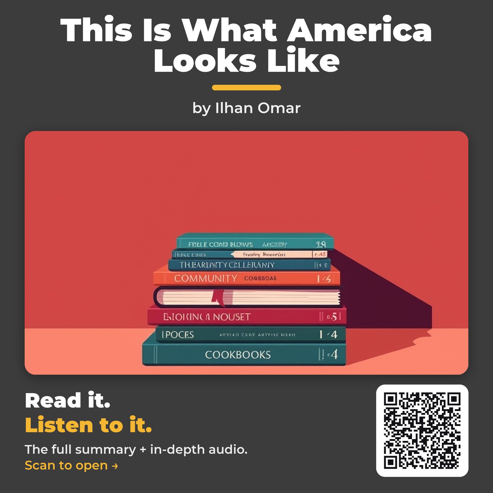 This Is What America Looks Like — by Ilhan Omar