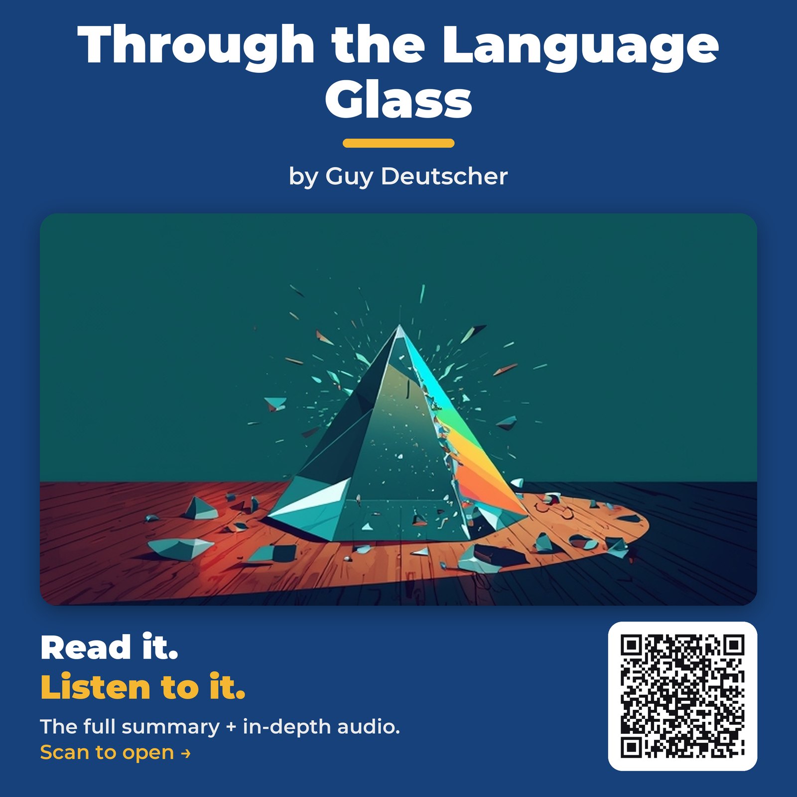 Through the Language Glass — by Guy Deutscher