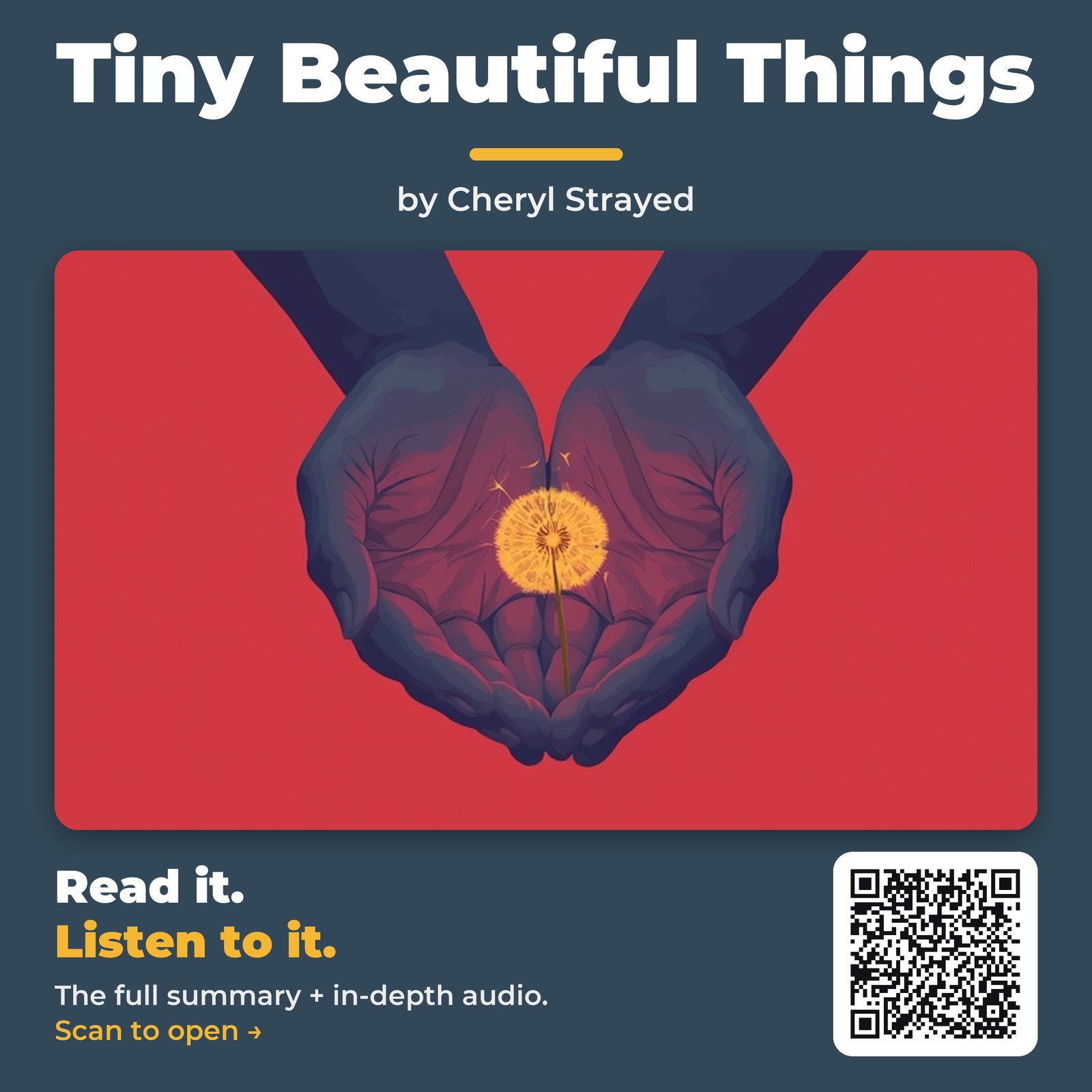 Tiny Beautiful Things — by Cheryl Strayed