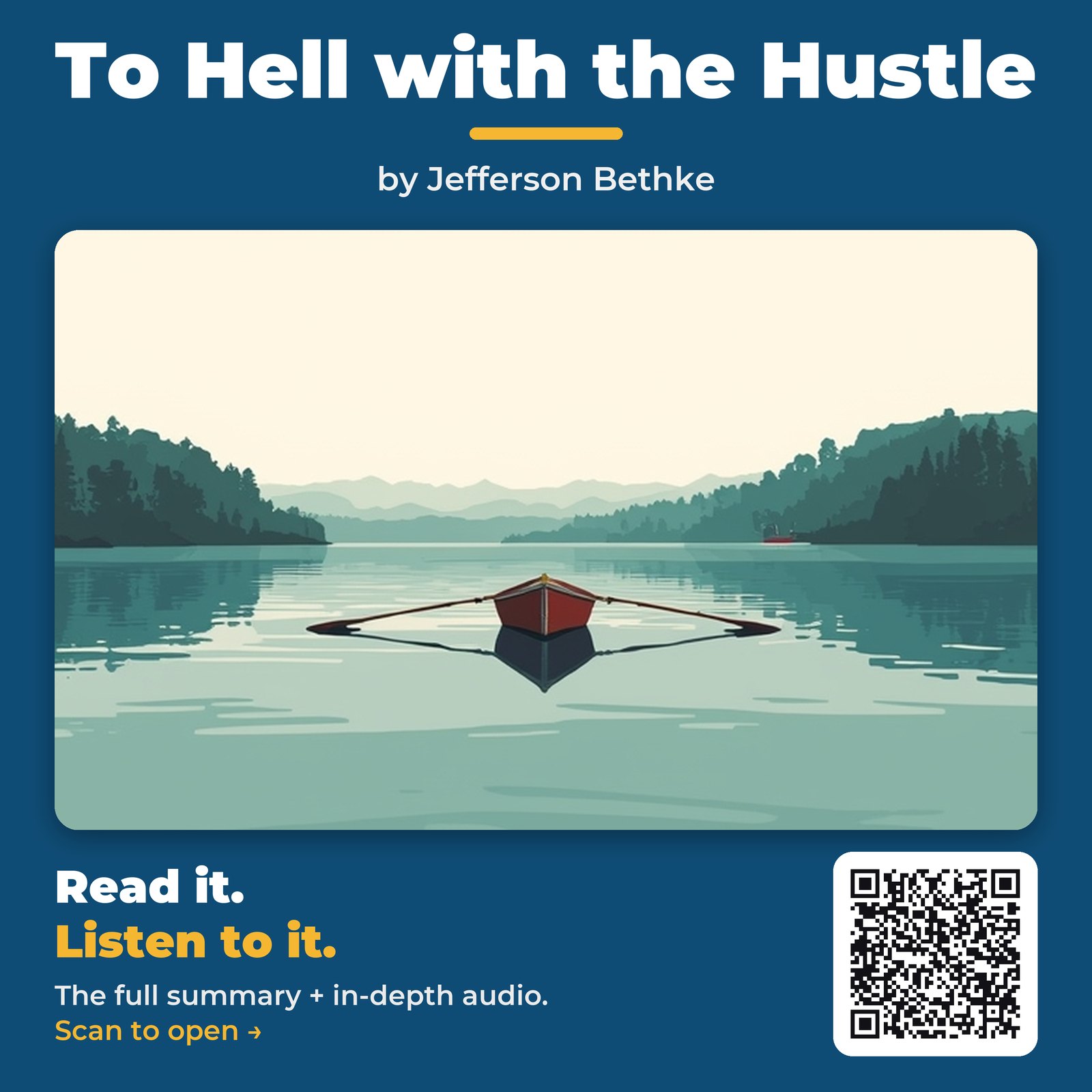 To Hell with the Hustle — by Jefferson Bethke
