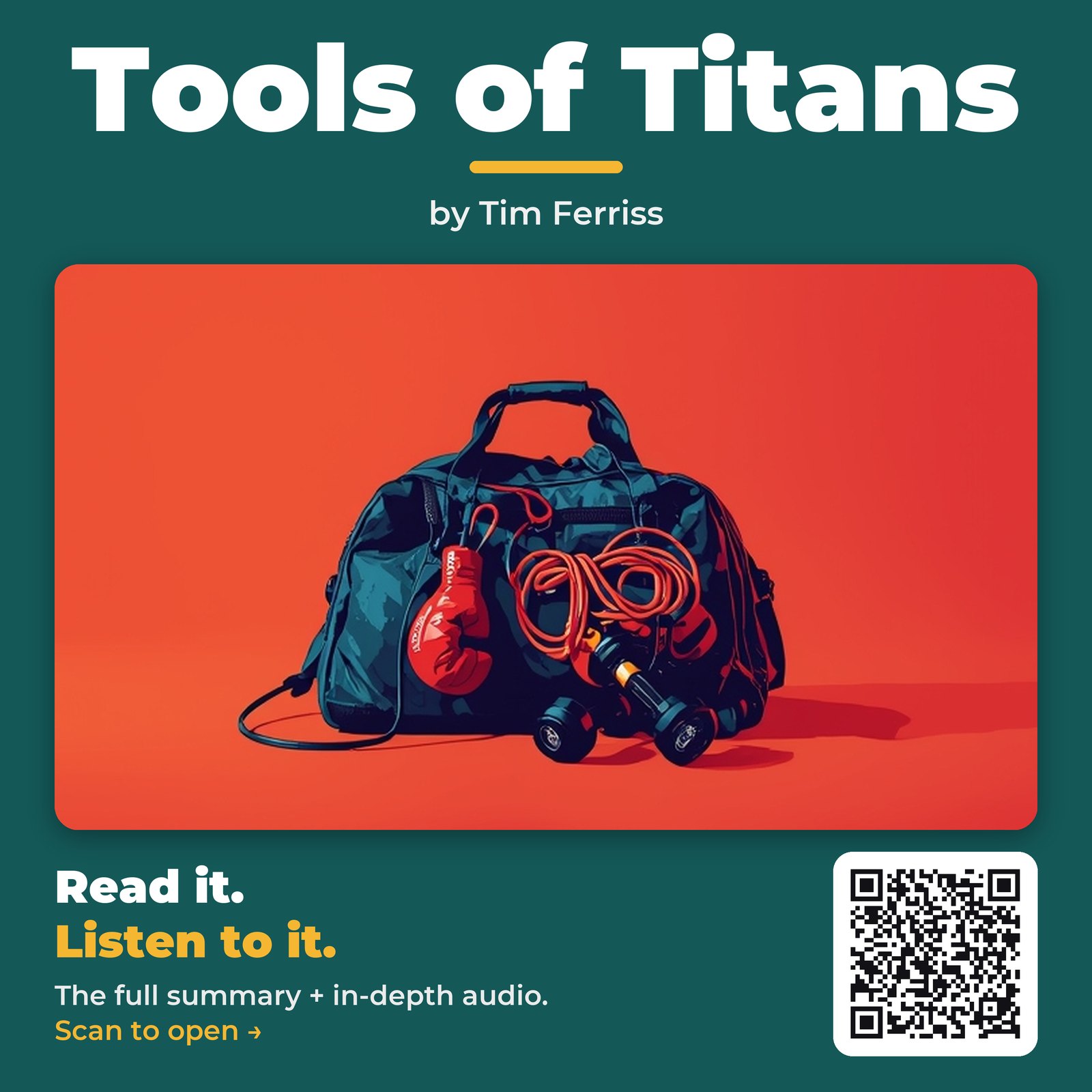 Tools of Titans — by Tim Ferriss