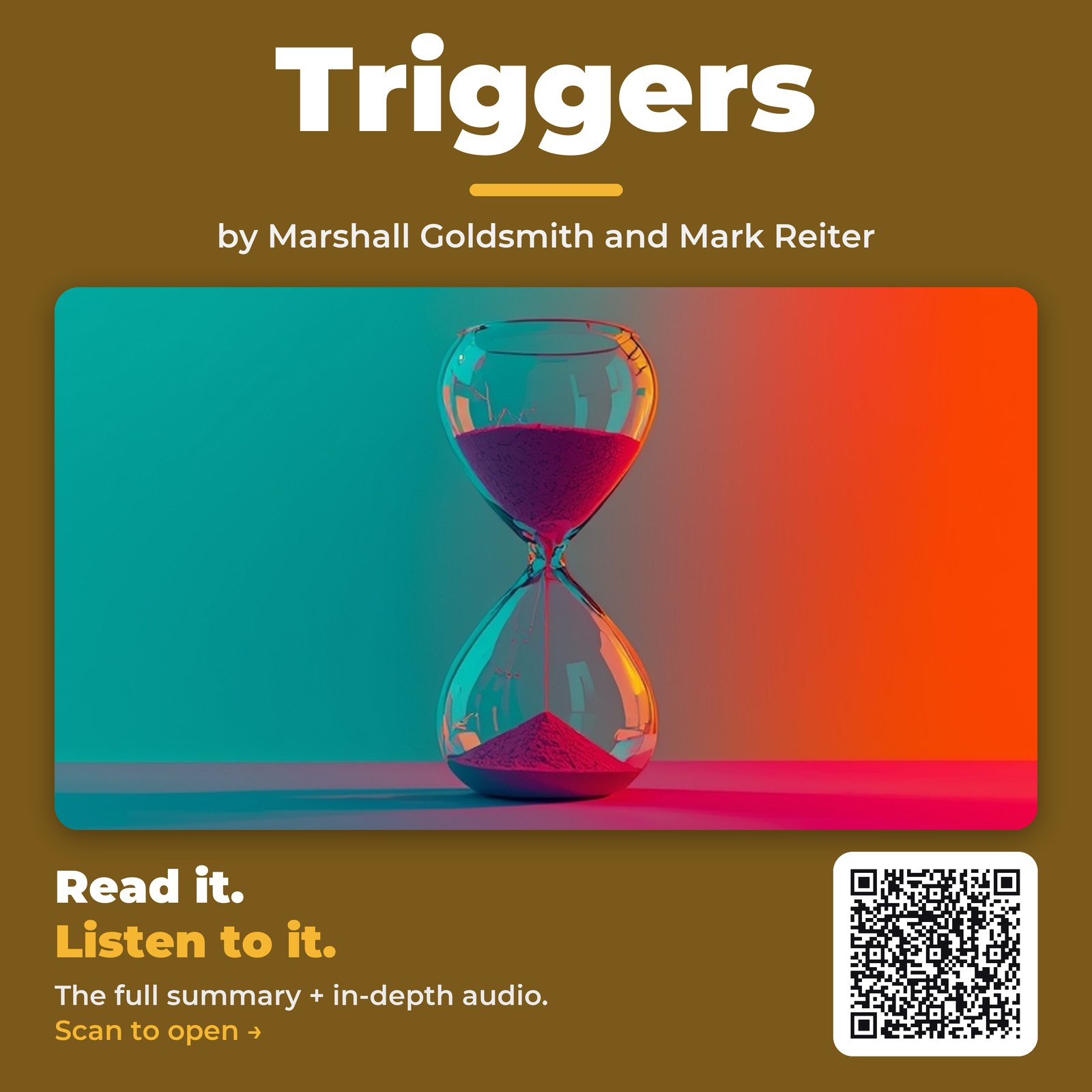 Triggers — by Marshall Goldsmith and Mark Reiter