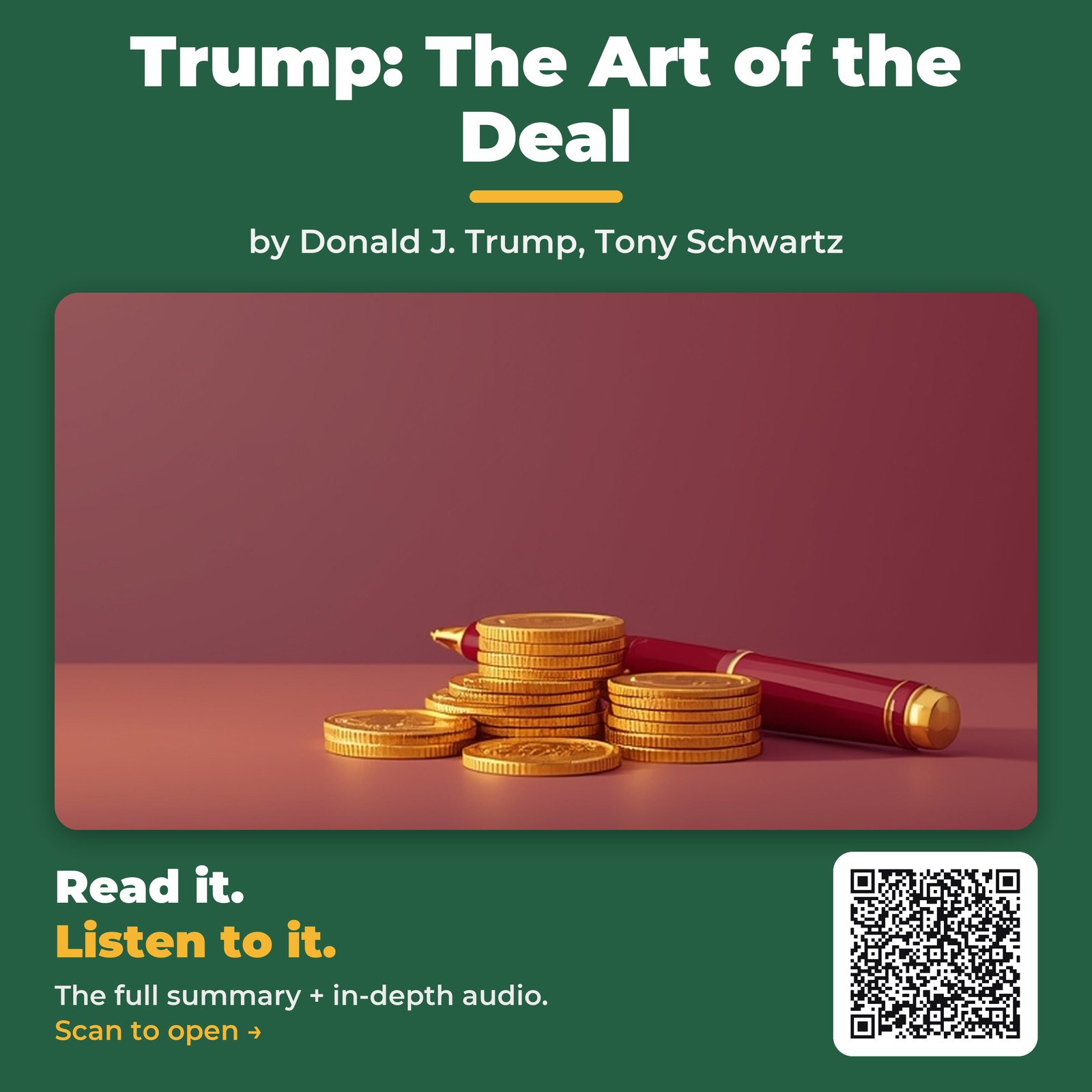 Trump: The Art of the Deal — by Donald J. Trump, Tony Schwartz