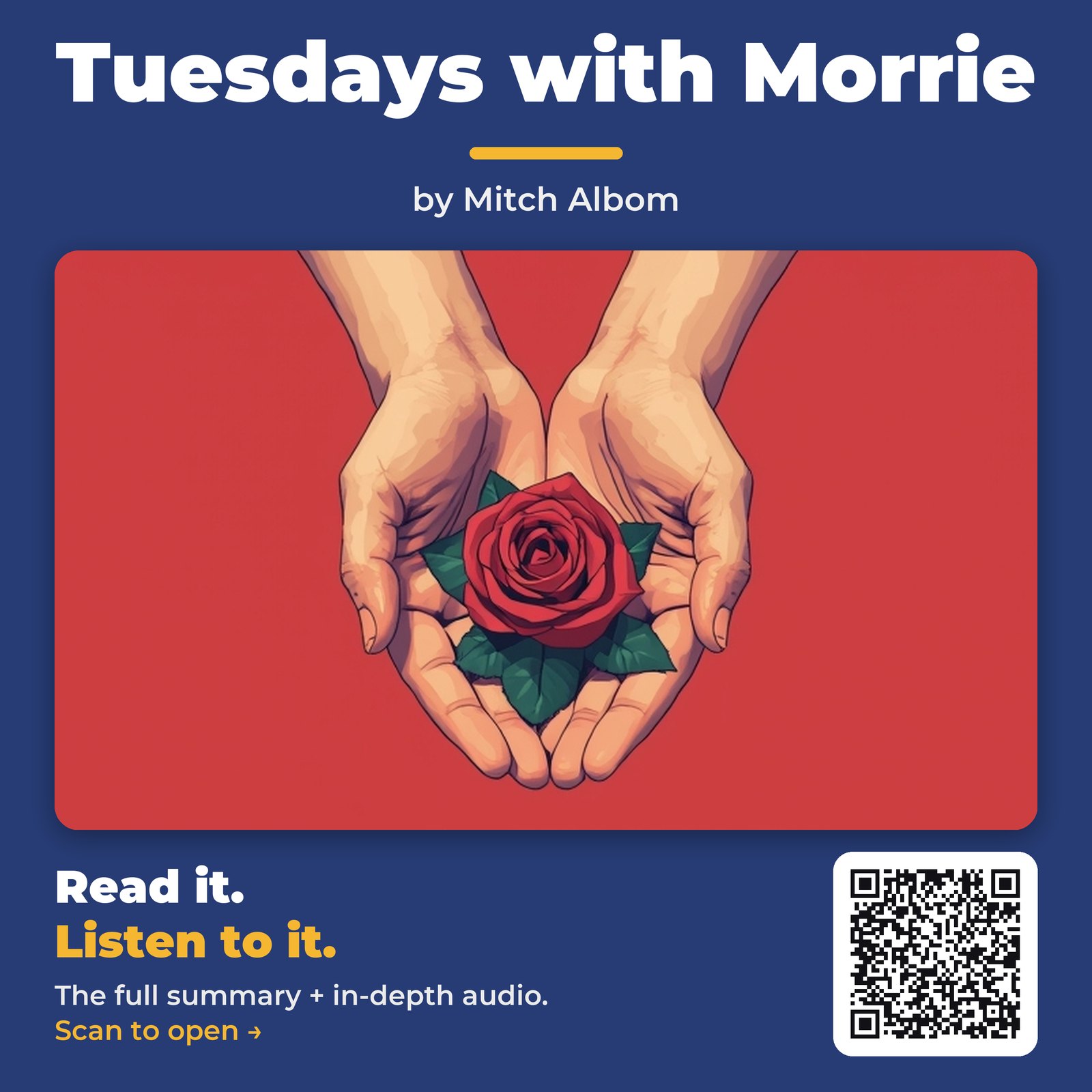 Tuesdays with Morrie — by Mitch Albom