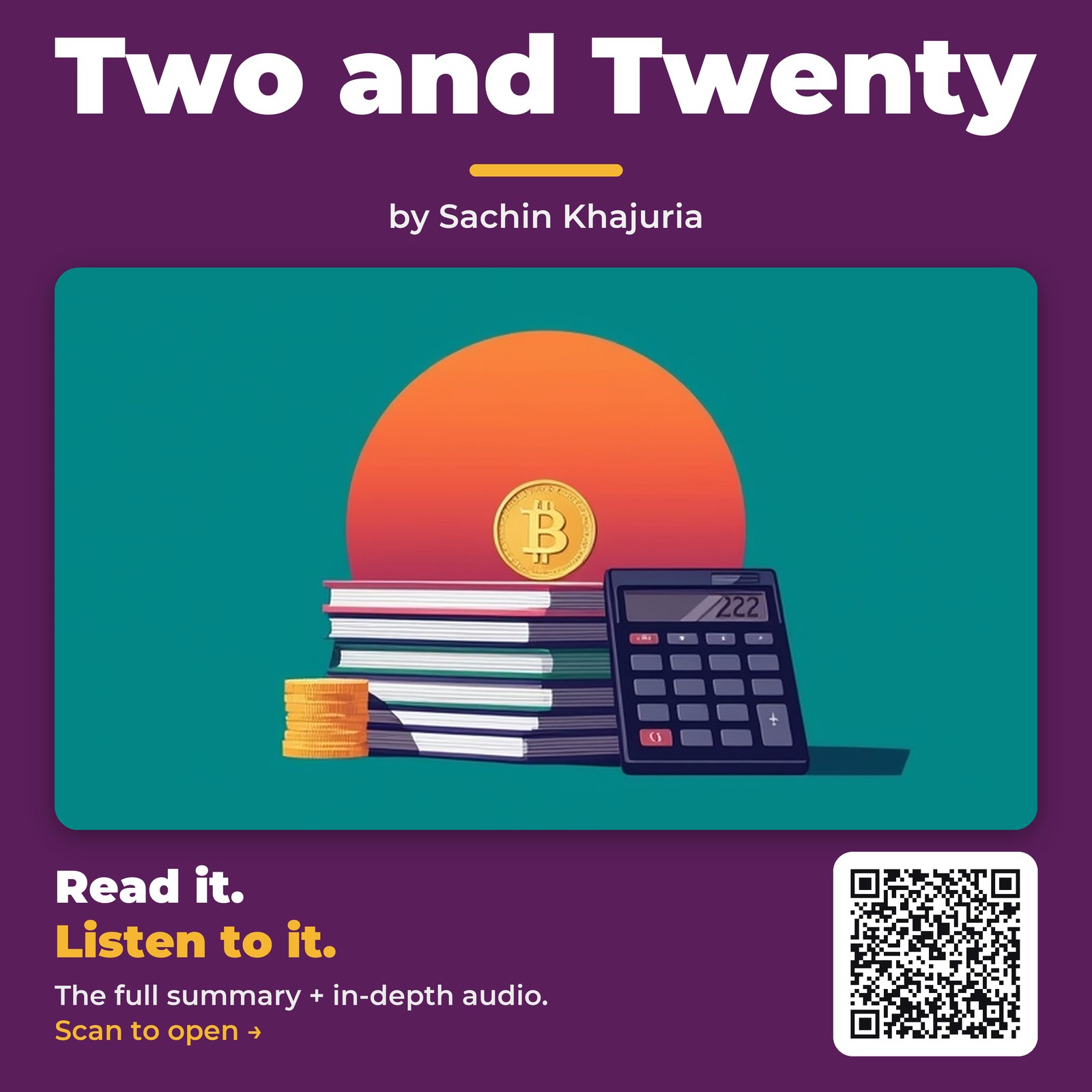 Two and Twenty — by Sachin Khajuria