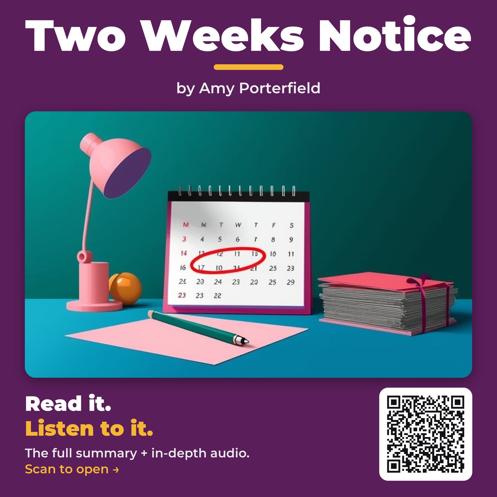 Two Weeks Notice — by Amy Porterfield