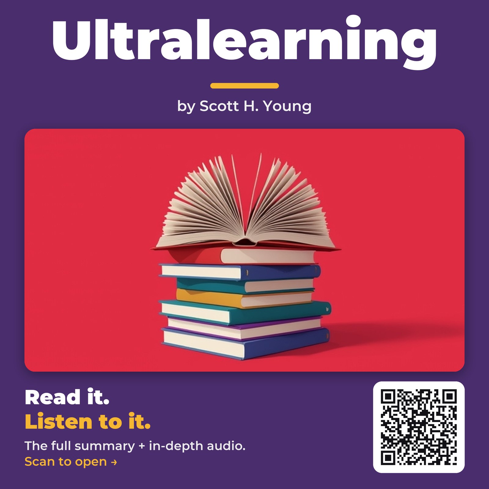 Ultralearning — by Scott H. Young
