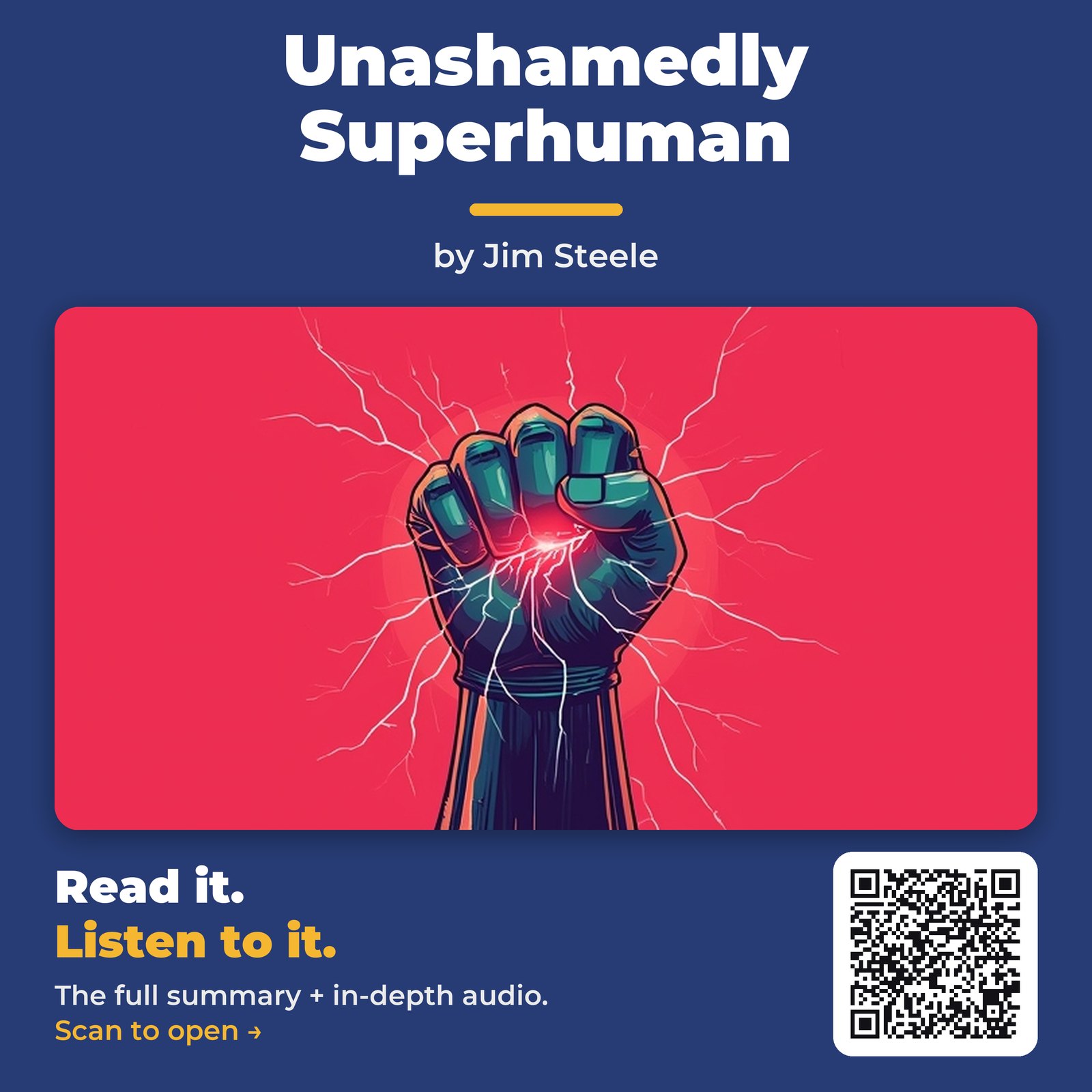 Unashamedly Superhuman — by Jim Steele