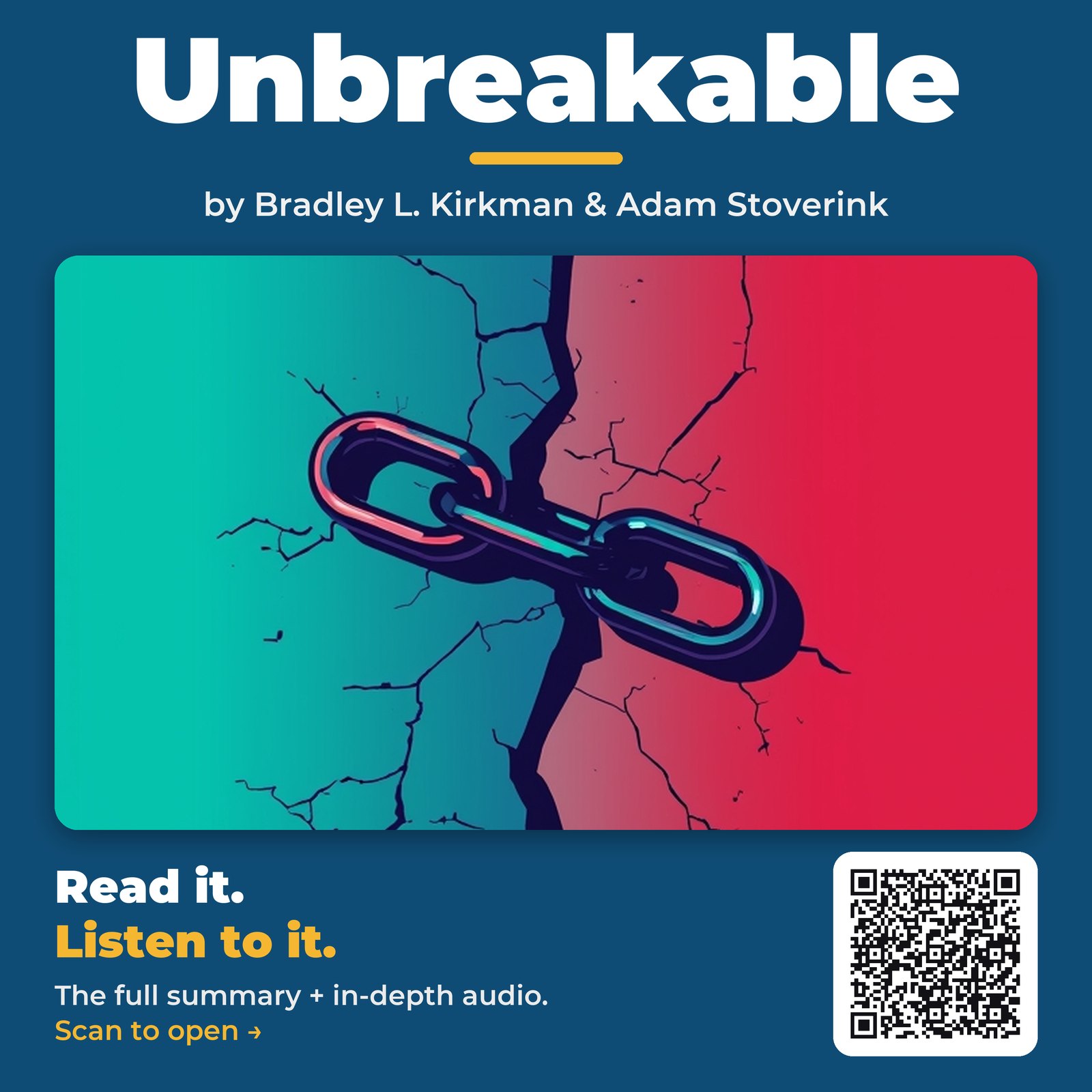 Unbreakable — by Bradley L. Kirkman & Adam Stoverink
