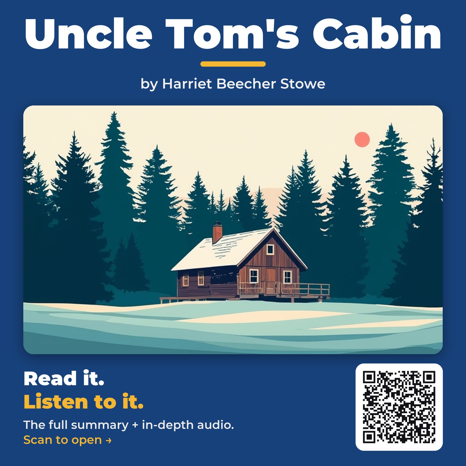 Uncle Tom’s Cabin — by Harriet Beecher Stowe
