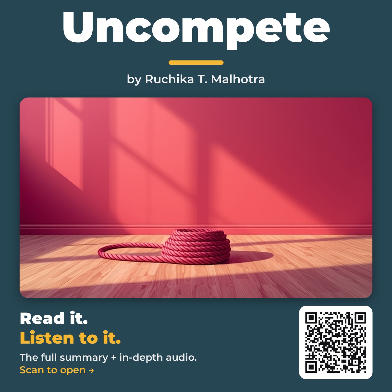 Uncompete — by Ruchika T. Malhotra