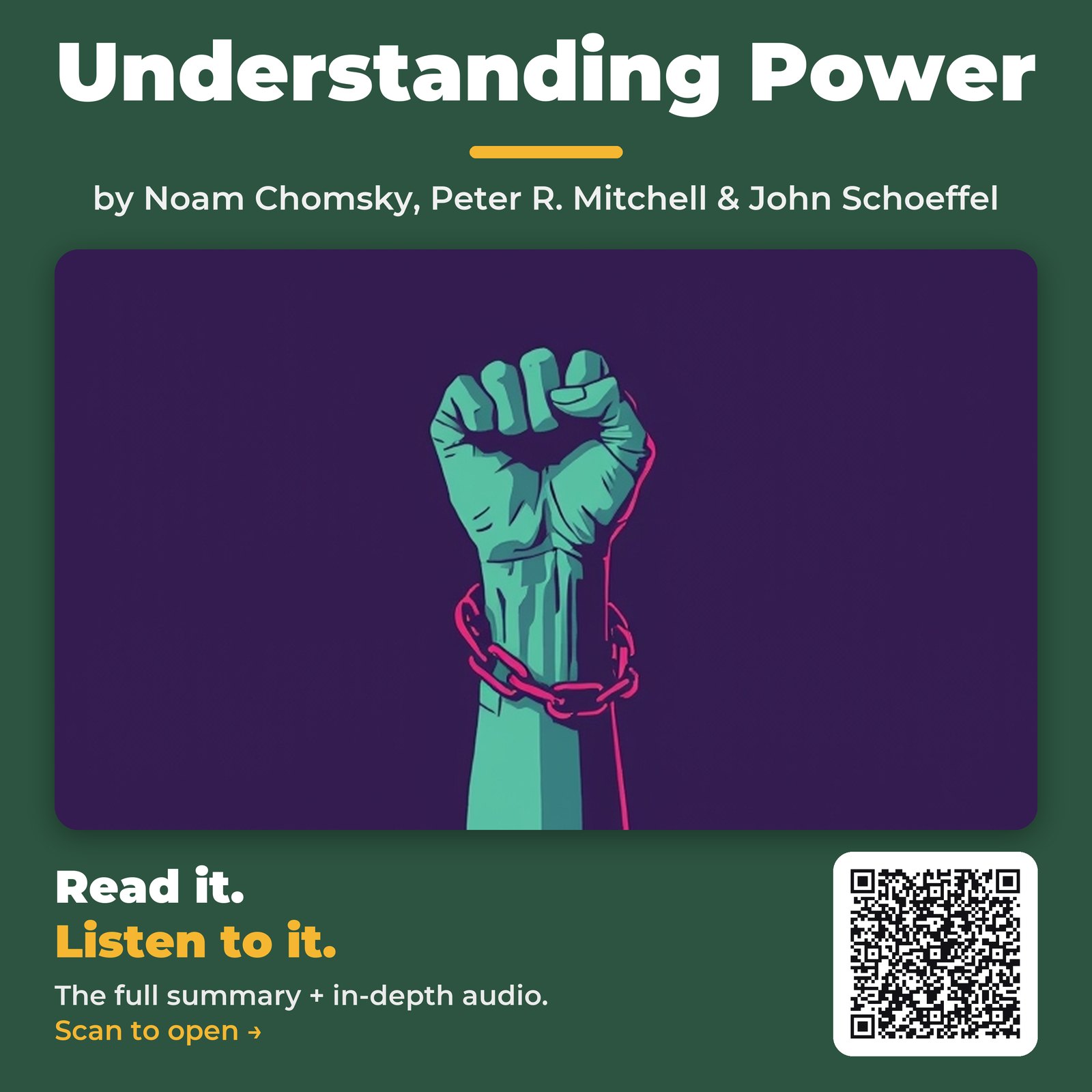 Understanding Power — by Noam Chomsky, Peter R. Mitchell & John Schoeffel
