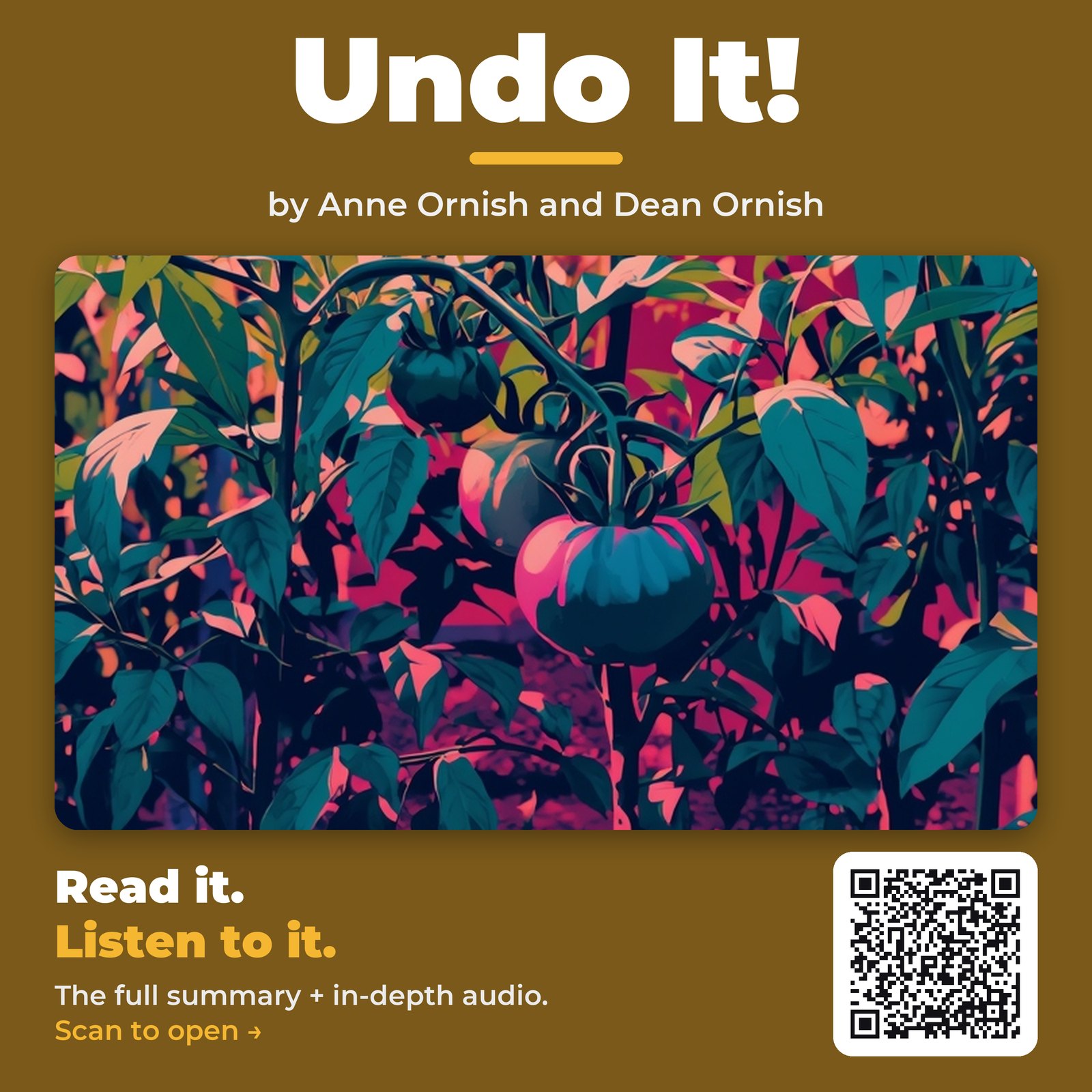 Undo It! — by Anne Ornish and Dean Ornish