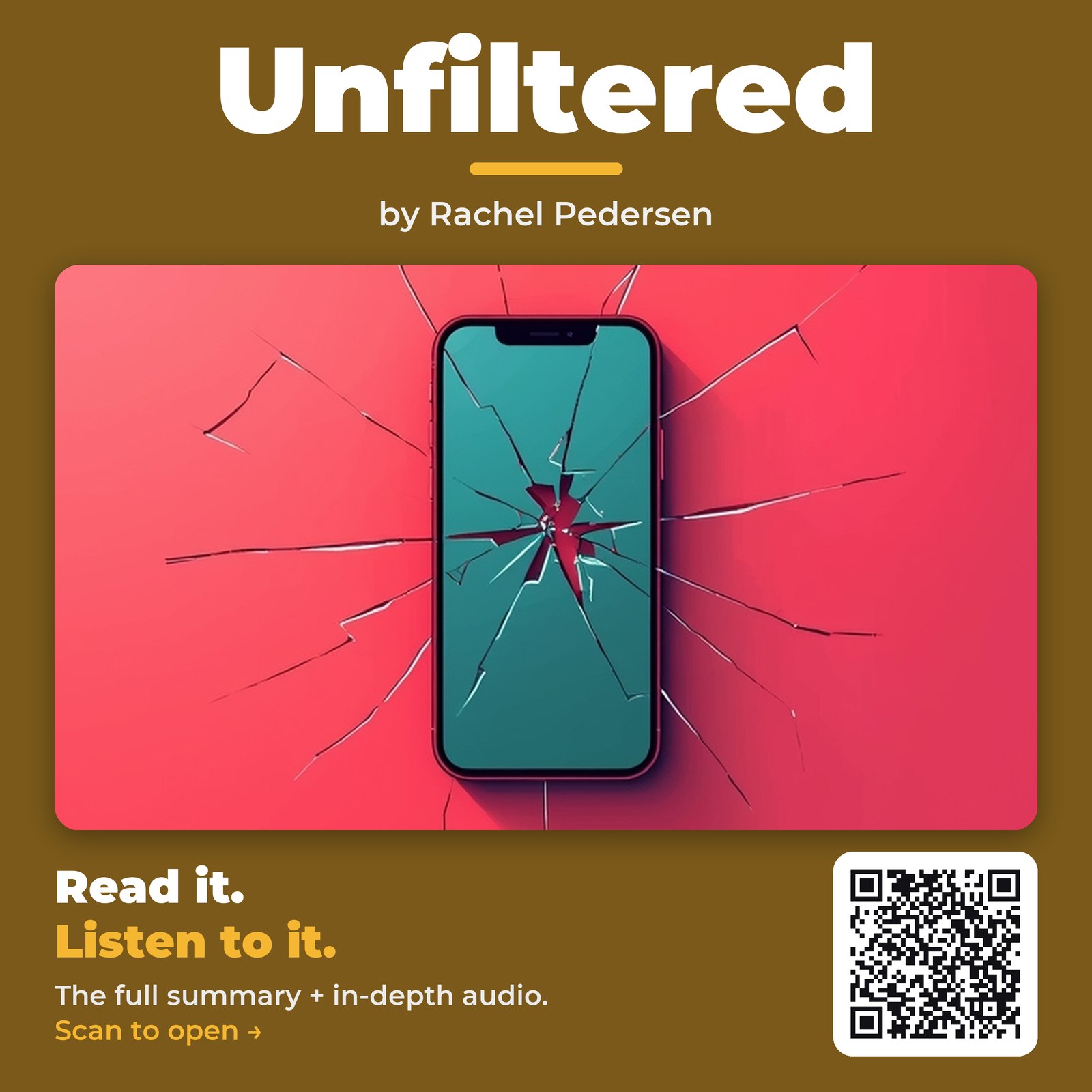 Unfiltered — by Rachel Pedersen