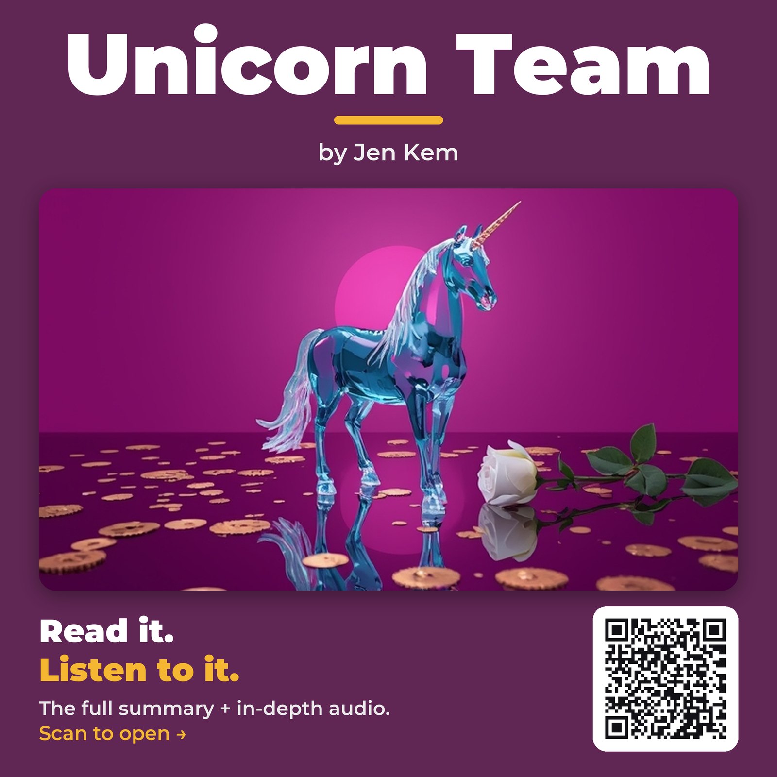Unicorn Team — by Jen Kem